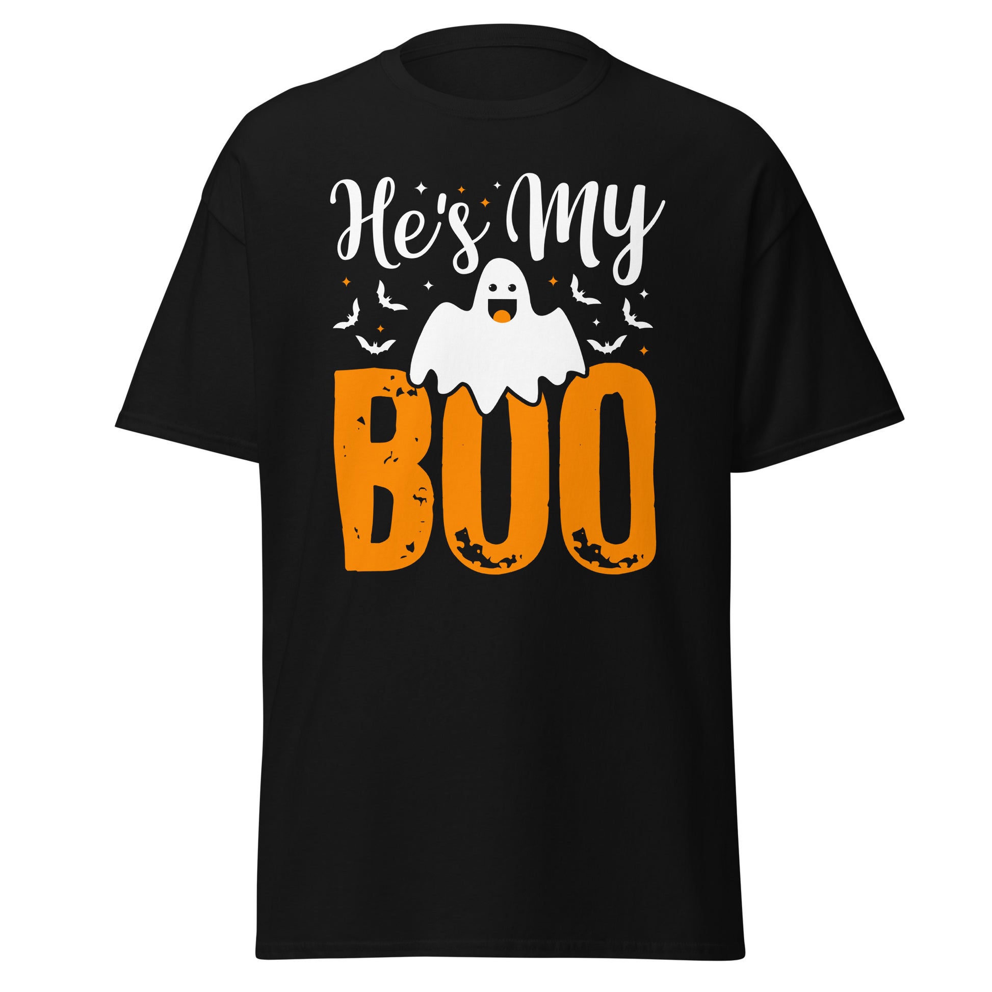 Funny and Cute Halloween T-Shirt: He's My Boo Tee