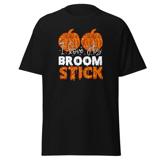 I love her pumpkins broom stick , Halloween Soft Style T-Shirt