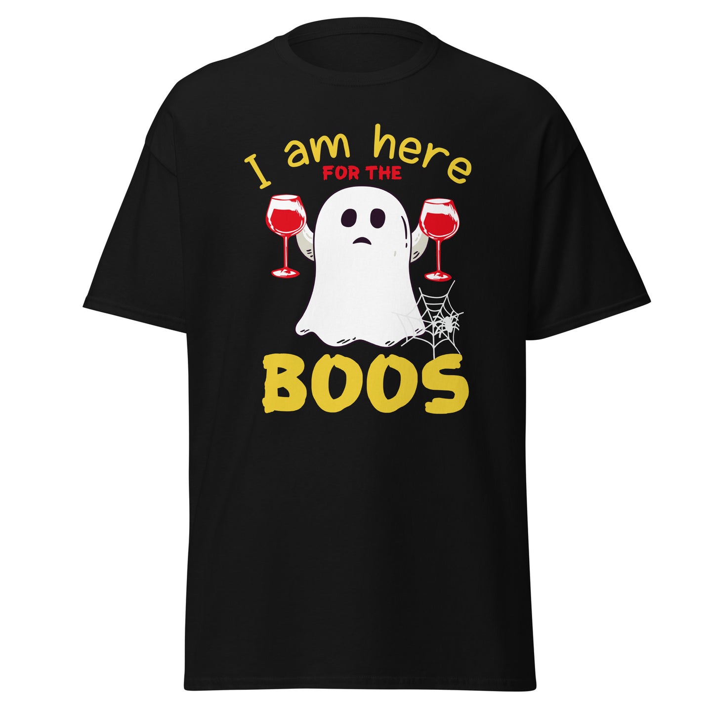 Estoy aquí para los abucheos, camiseta de estilo suave de Halloween