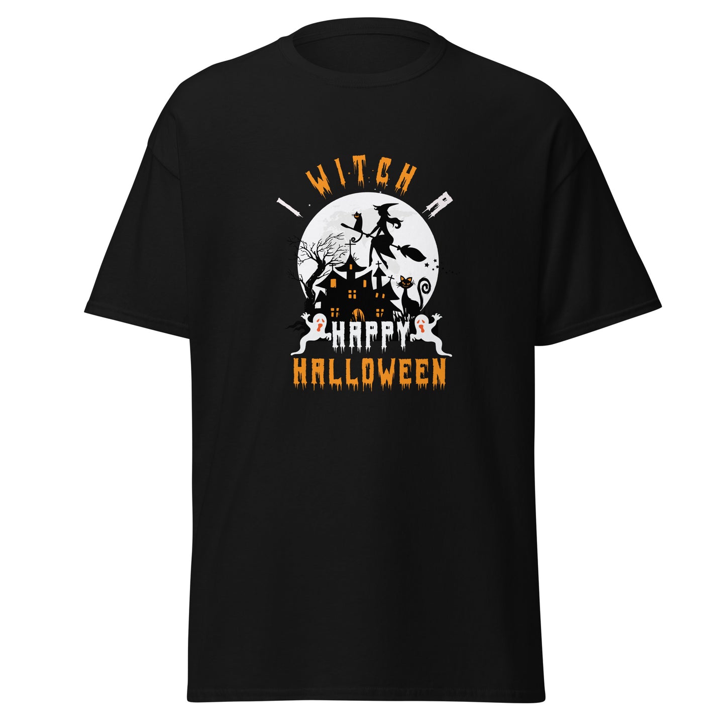 I Witch A Happy Halloween, camiseta de estilo suave de Halloween