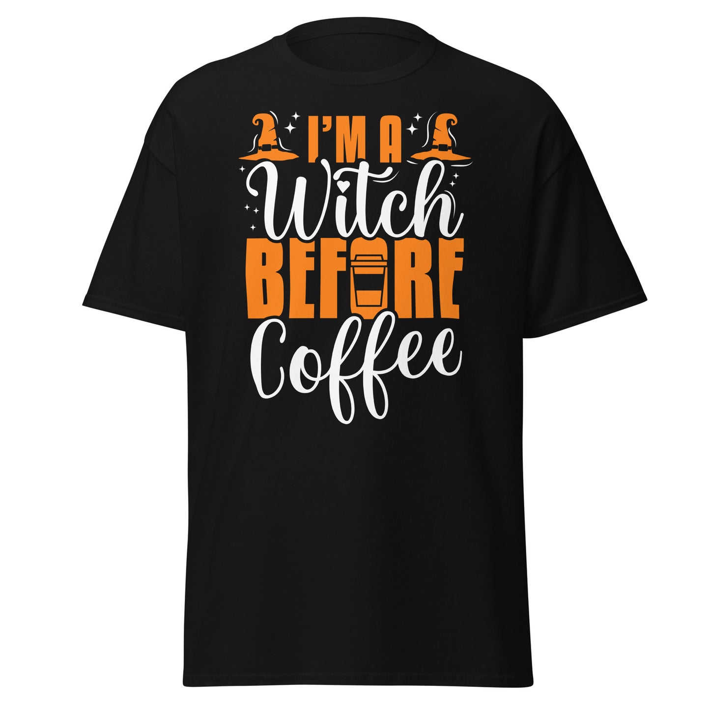 I'm a Witch Before Caffee, camiseta de estilo suave de Halloween