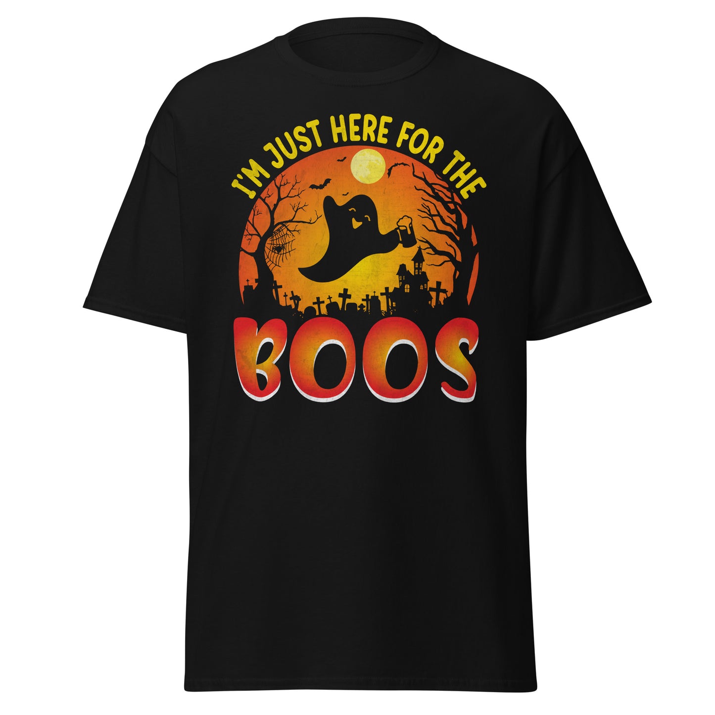 I'm Just Here For The Boo's , Halloween Soft Style T-Shirt