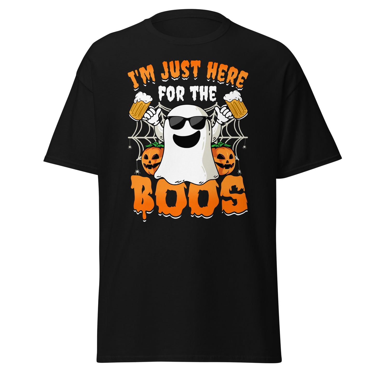 Ich bin nur wegen des BOOS, Halloween Soft Style T-Shirts hier