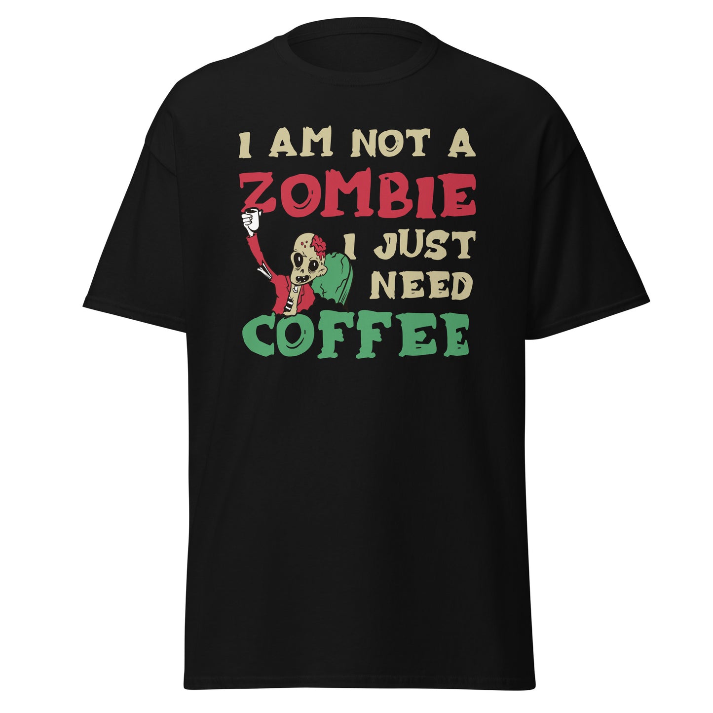 Ich bin kein Zombie, ich brauche Koffein, Halloween Soft Style T-Shirt