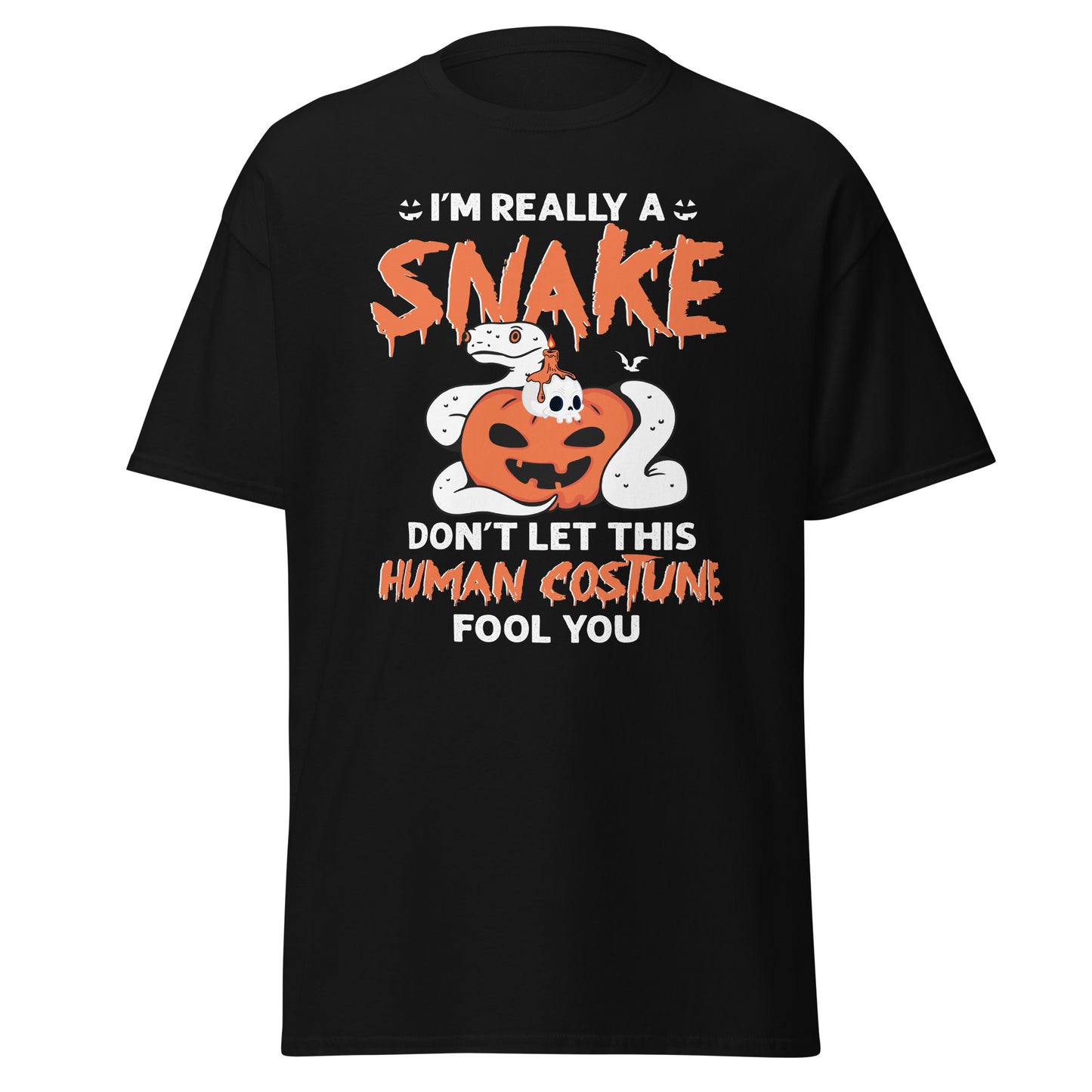 Soy realmente una serpiente No dejes que este disfraz te engañe, camiseta de estilo suave de Halloween