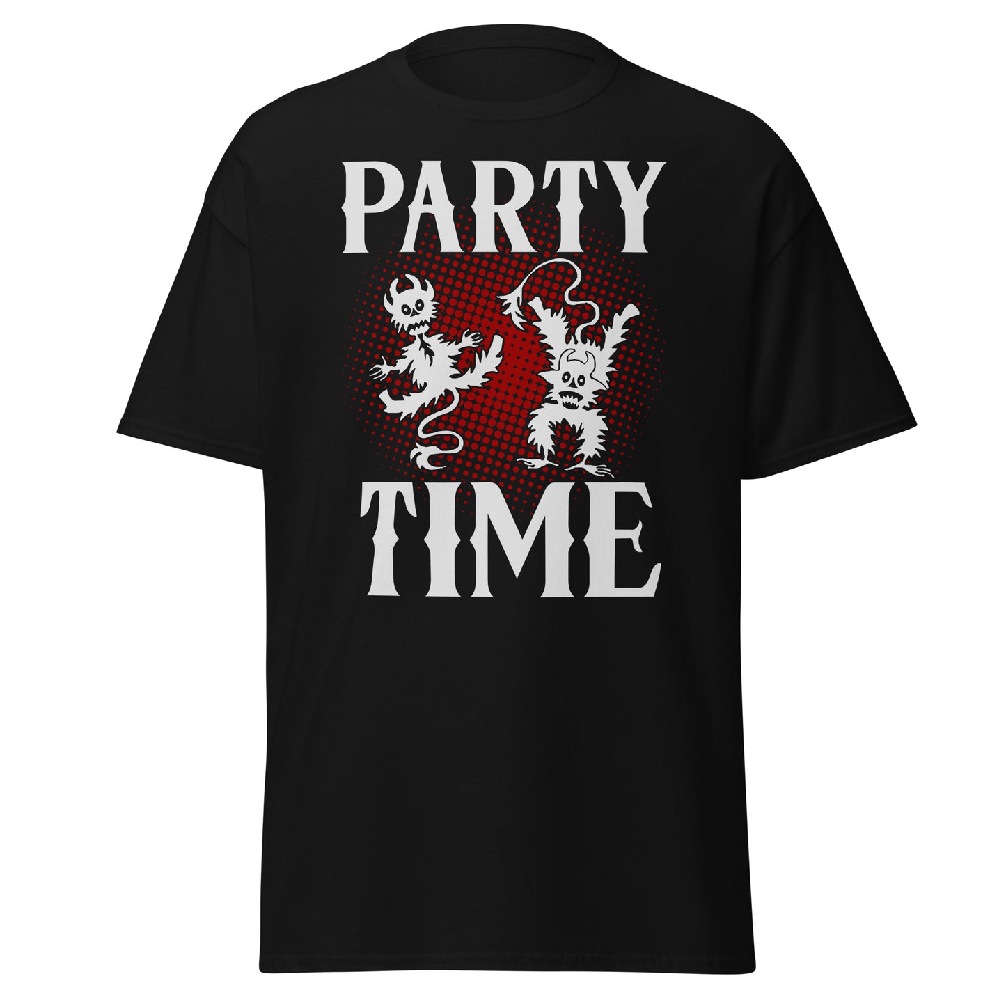 PARTY TIME, Camiseta de algodón pesado de estilo suave con diseño de Halloween