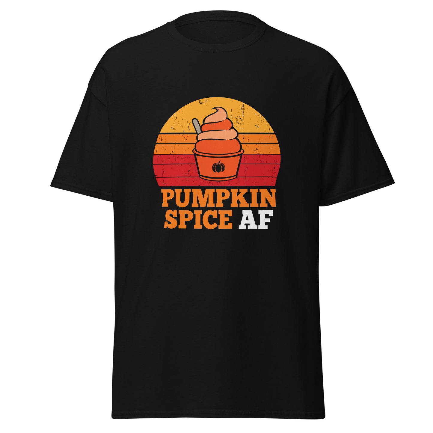 Pumpkin Spice Af, Halloween-Design, weiches T-Shirt aus schwerer Baumwolle