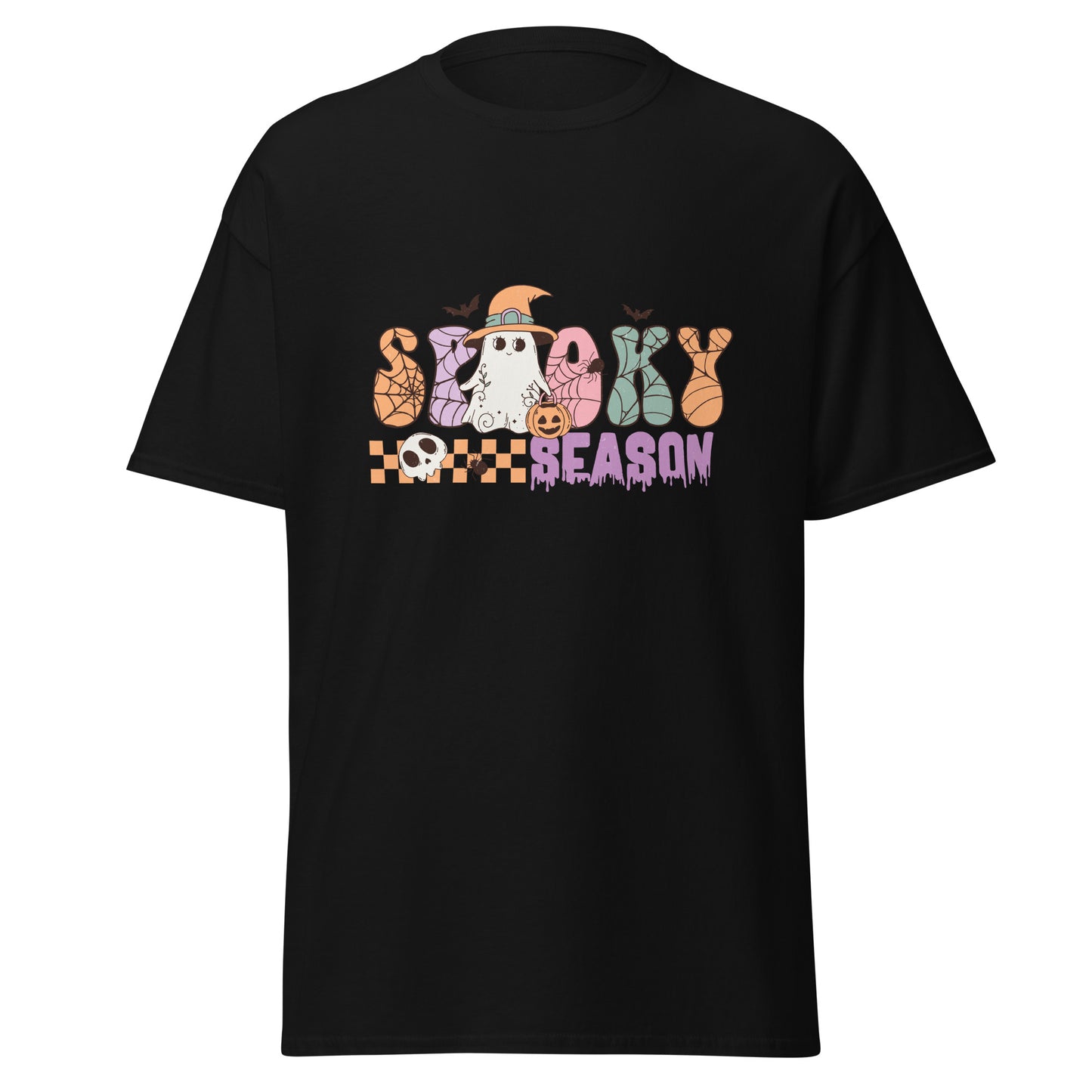 Spooky season , Halloween Design Soft Style Heavy Cotton T-Shirt