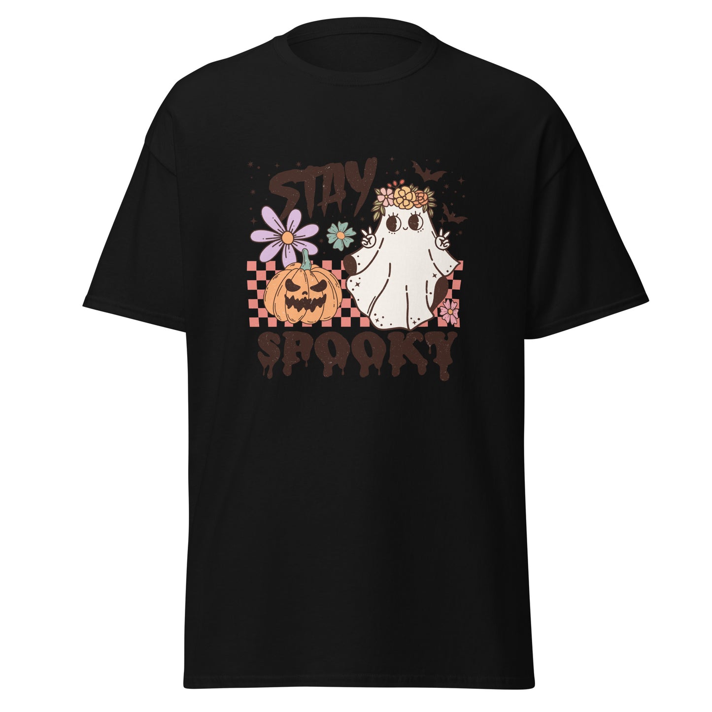 Stay Spooky , Halloween Design Soft Style Heavy Cotton T-Shirt