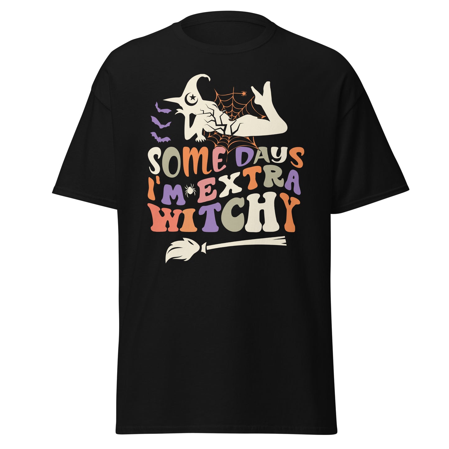 Some Days I'm Extra Witchy, weiches T-Shirt aus schwerer Baumwolle im Halloween-Design