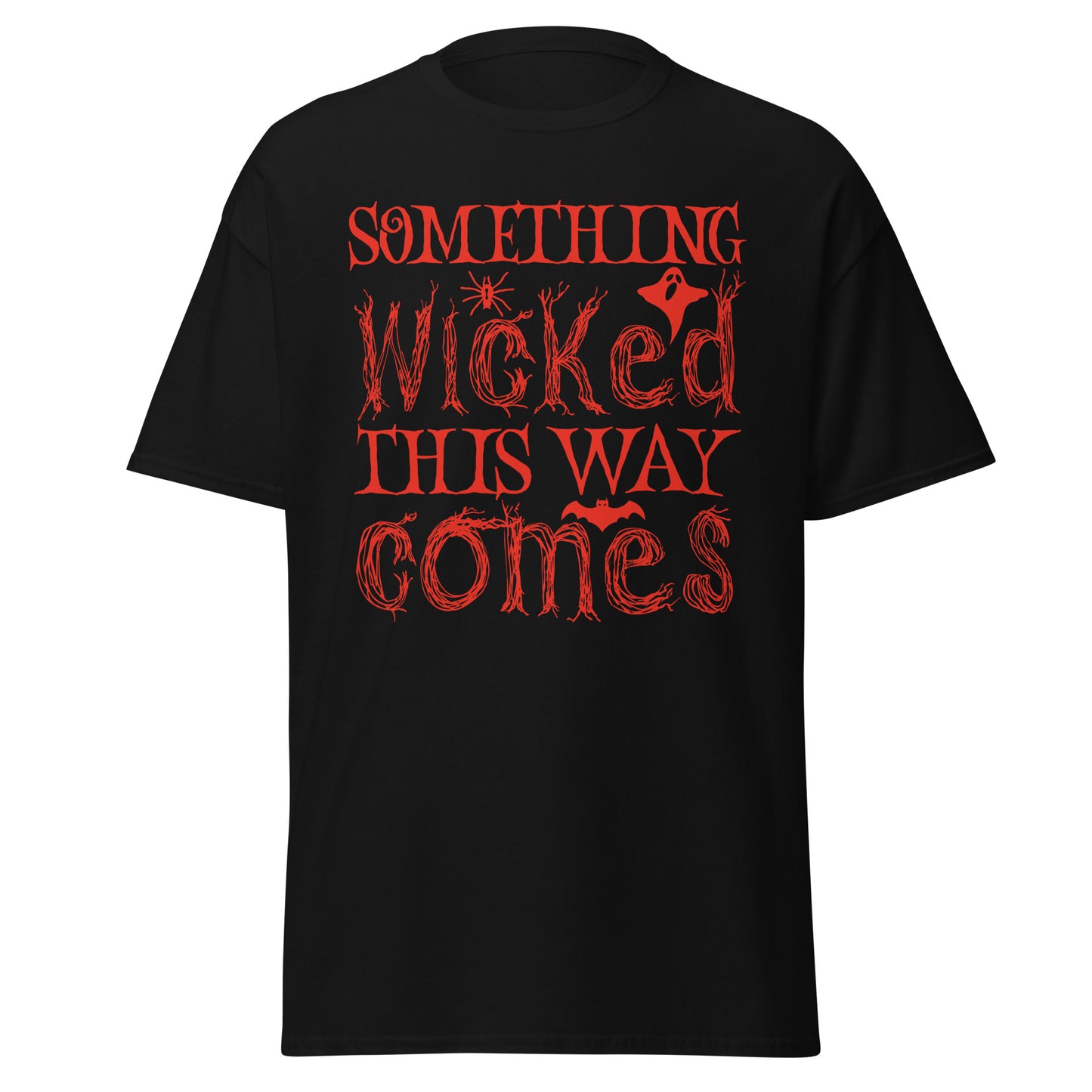 Something Wicked This Way Comes , Halloween Design Soft Style Heavy Cotton T-Shirt