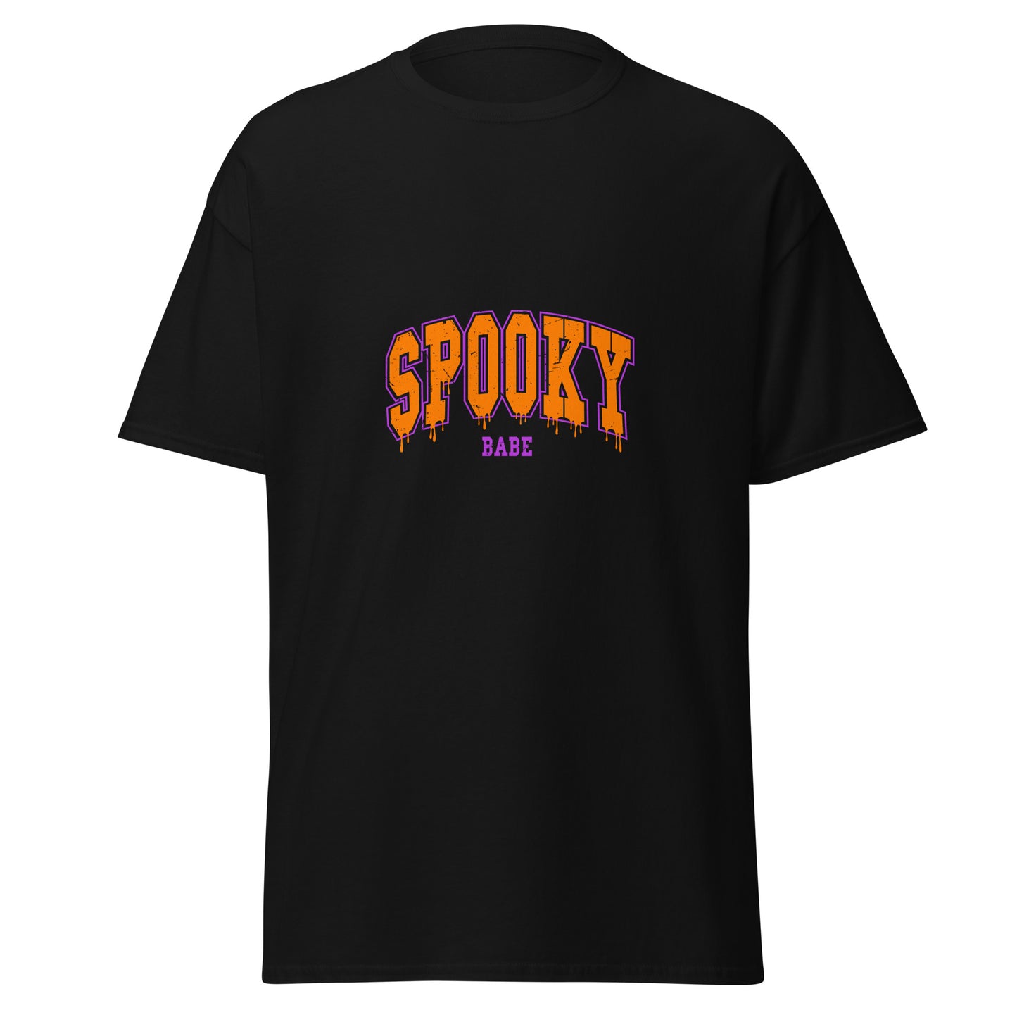 SPOOKY BABE , Halloween Design Soft Style Heavy Cotton T-Shirt