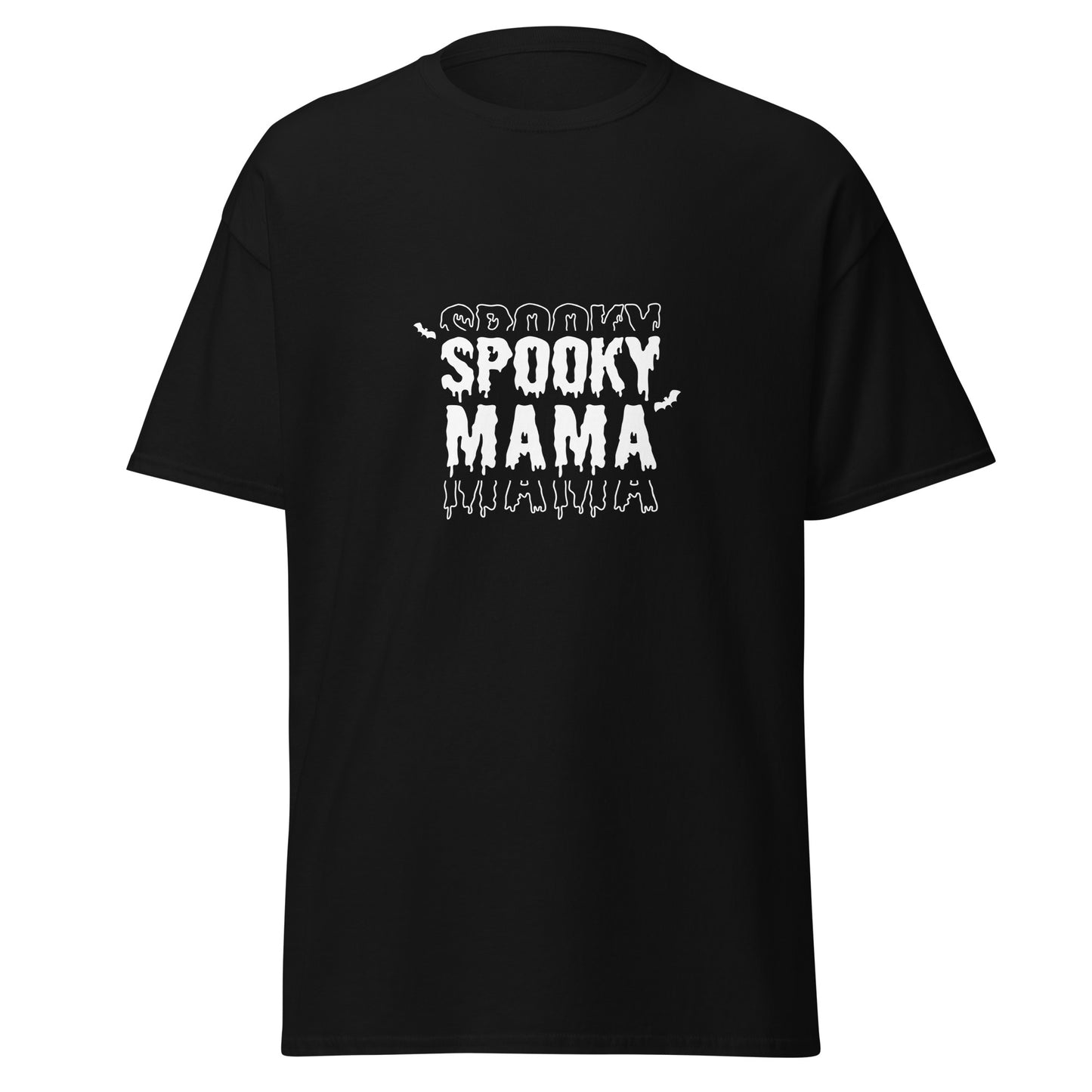 SPOOKY MAMA, Halloween-Design, weiches T-Shirt aus schwerer Baumwolle