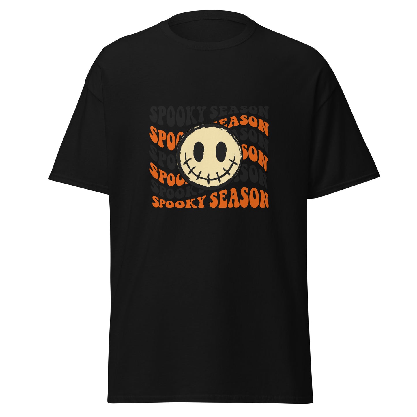 SPOOKY SEASON , Halloween Design Soft Style Heavy Cotton T-Shirt