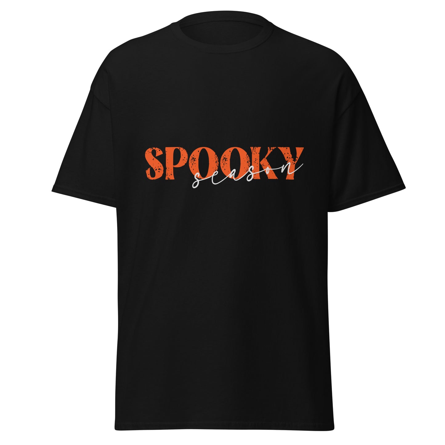 Temporada espeluznante, camiseta de algodón pesado de estilo suave con diseño de Halloween