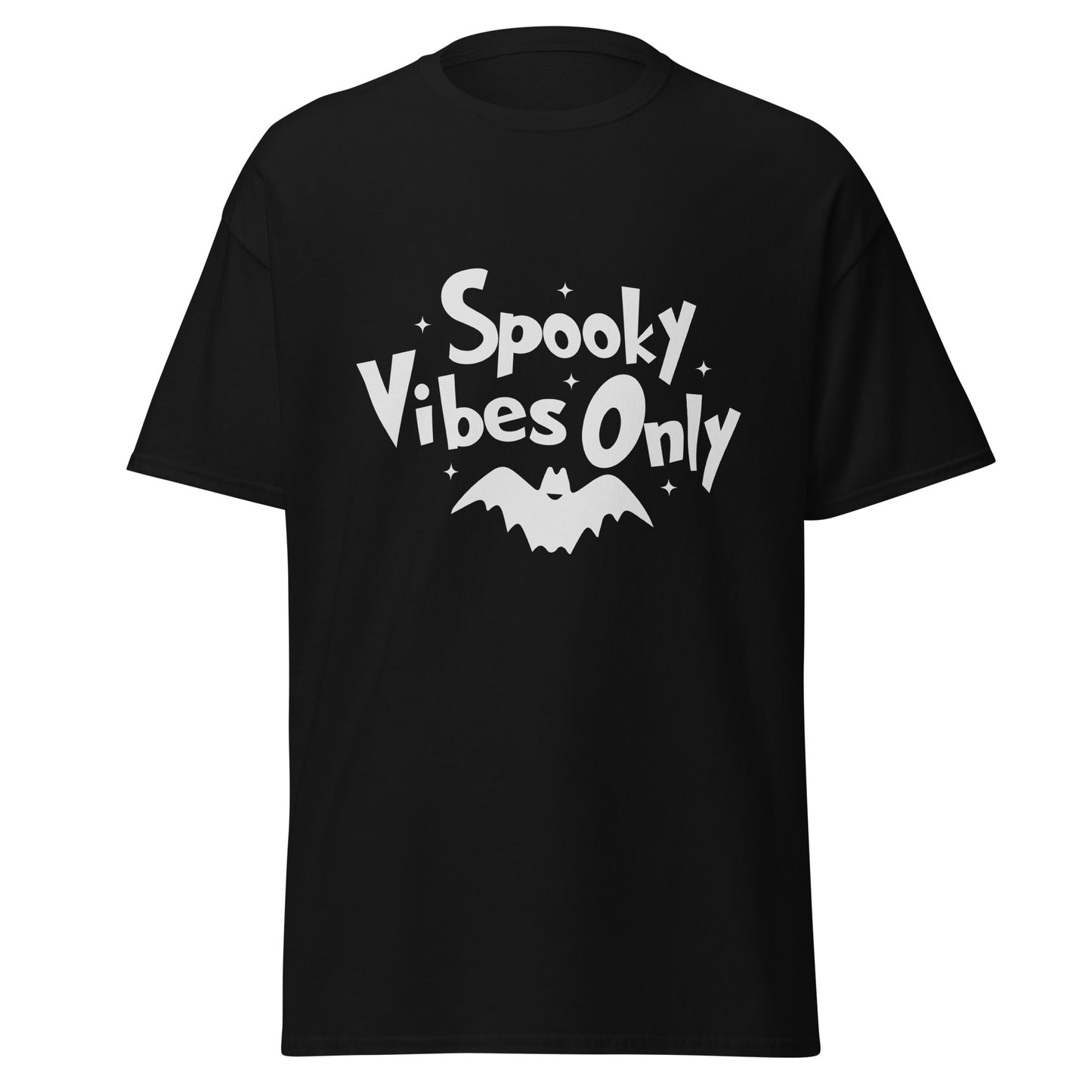 Spooky Vibes Only, camiseta de algodón pesado de estilo suave con diseño de Halloween