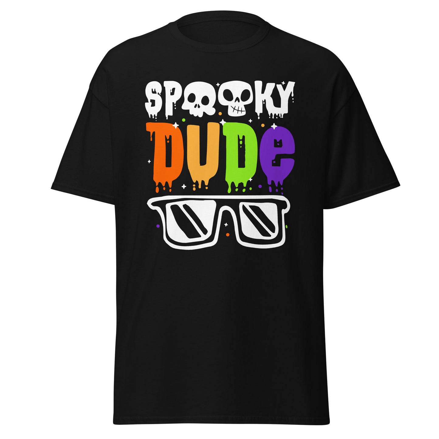 Spooky Dude , Halloween Design Soft Style Heavy Cotton T-Shirt