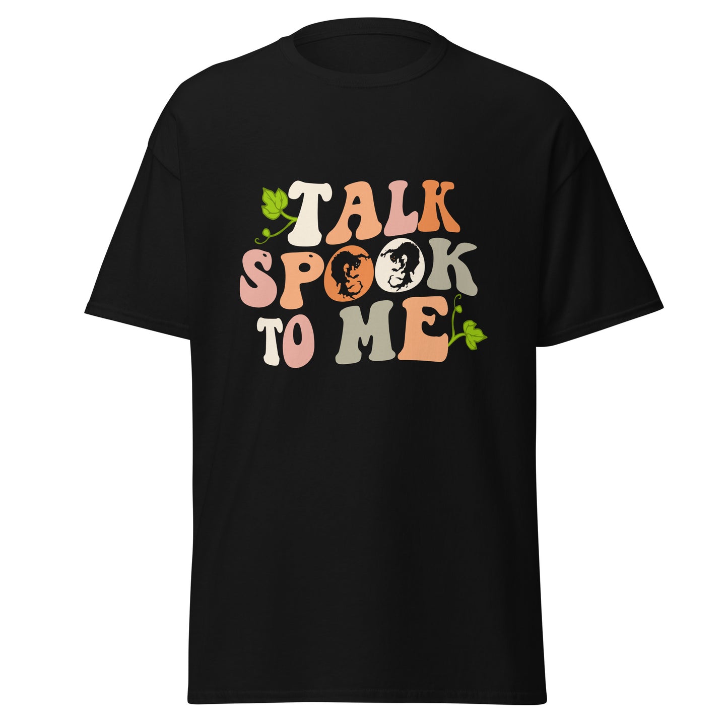 „Spook Spook To Me“, weiches T-Shirt aus schwerer Baumwolle im Halloween-Design