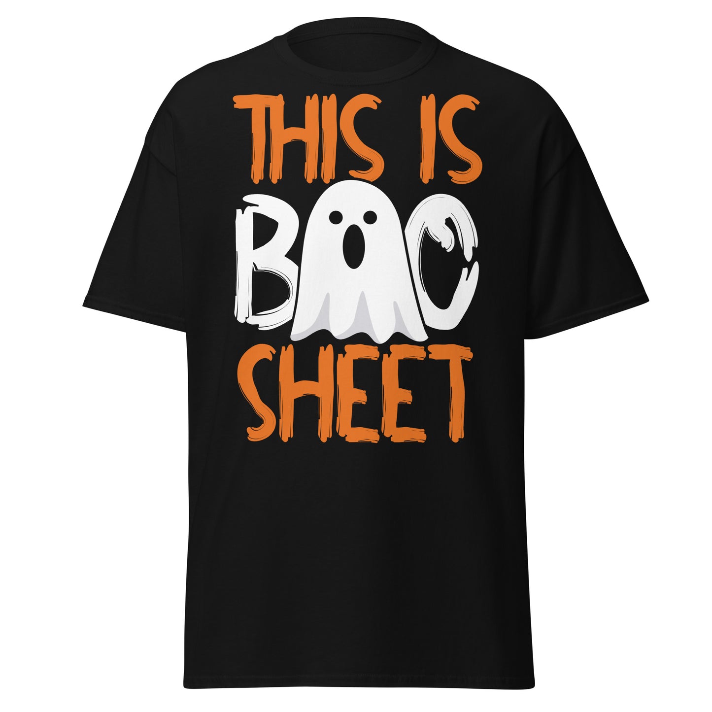 This Is Boo Sheet, camiseta de algodón pesado de estilo suave con diseño de Halloween