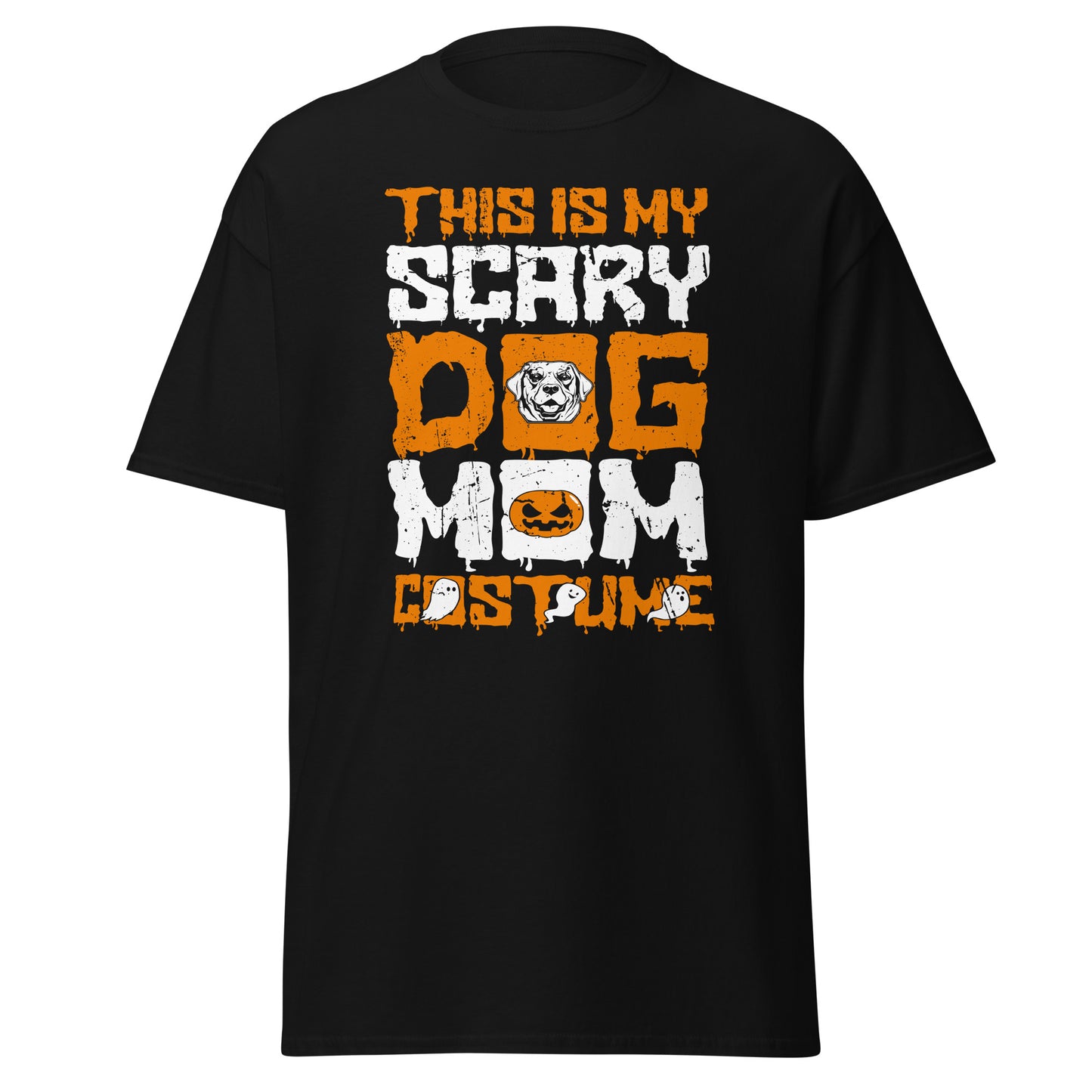 Este es el disfraz de mamá de mi perro, camiseta de algodón pesado de estilo suave con diseño de Halloween