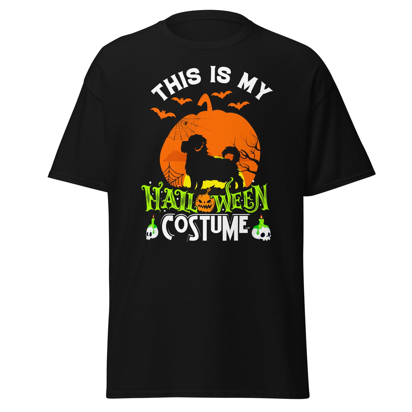 DAS IST MEIN HALLOWEEN-KOSTÜM, weiches T-Shirt aus schwerer Baumwolle im Halloween-Design