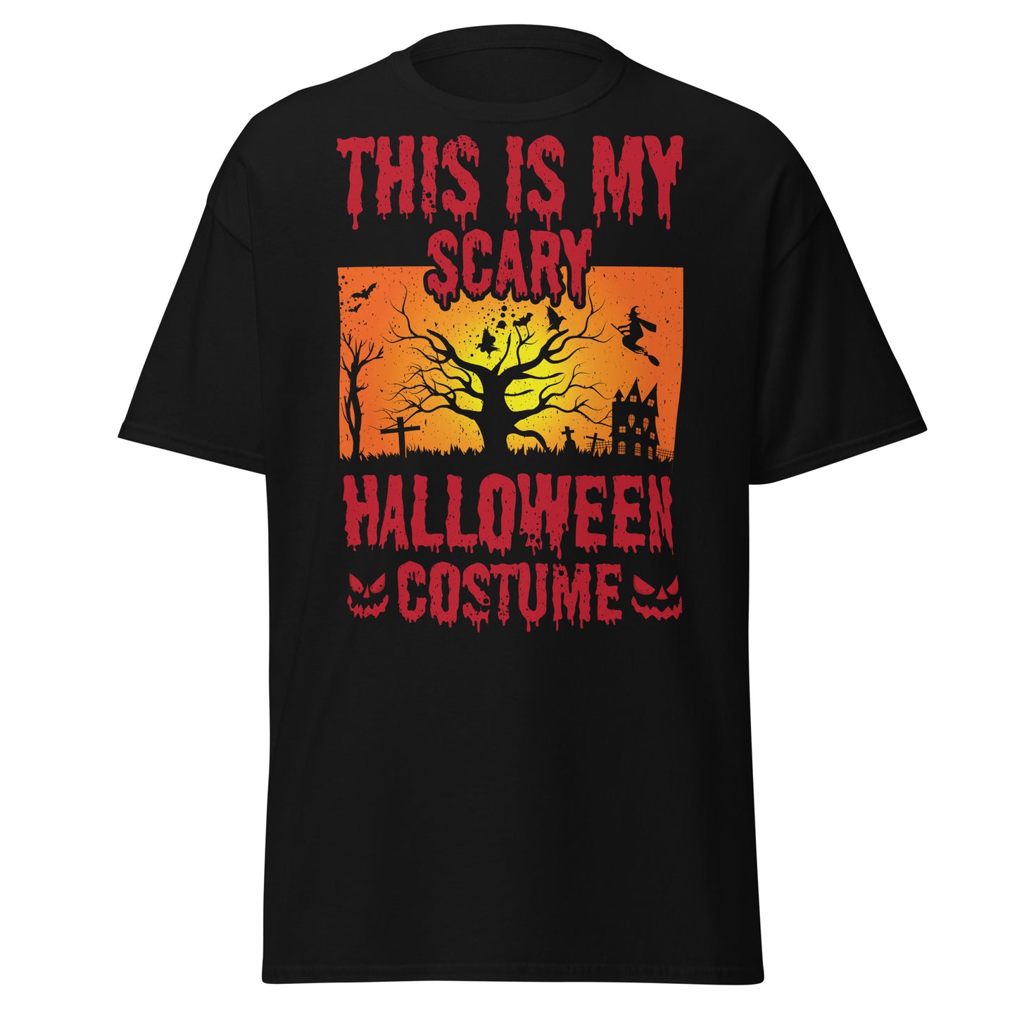 Das ist mein Saree-Halloween-Kostüm, weiches T-Shirt aus schwerer Baumwolle im Halloween-Design