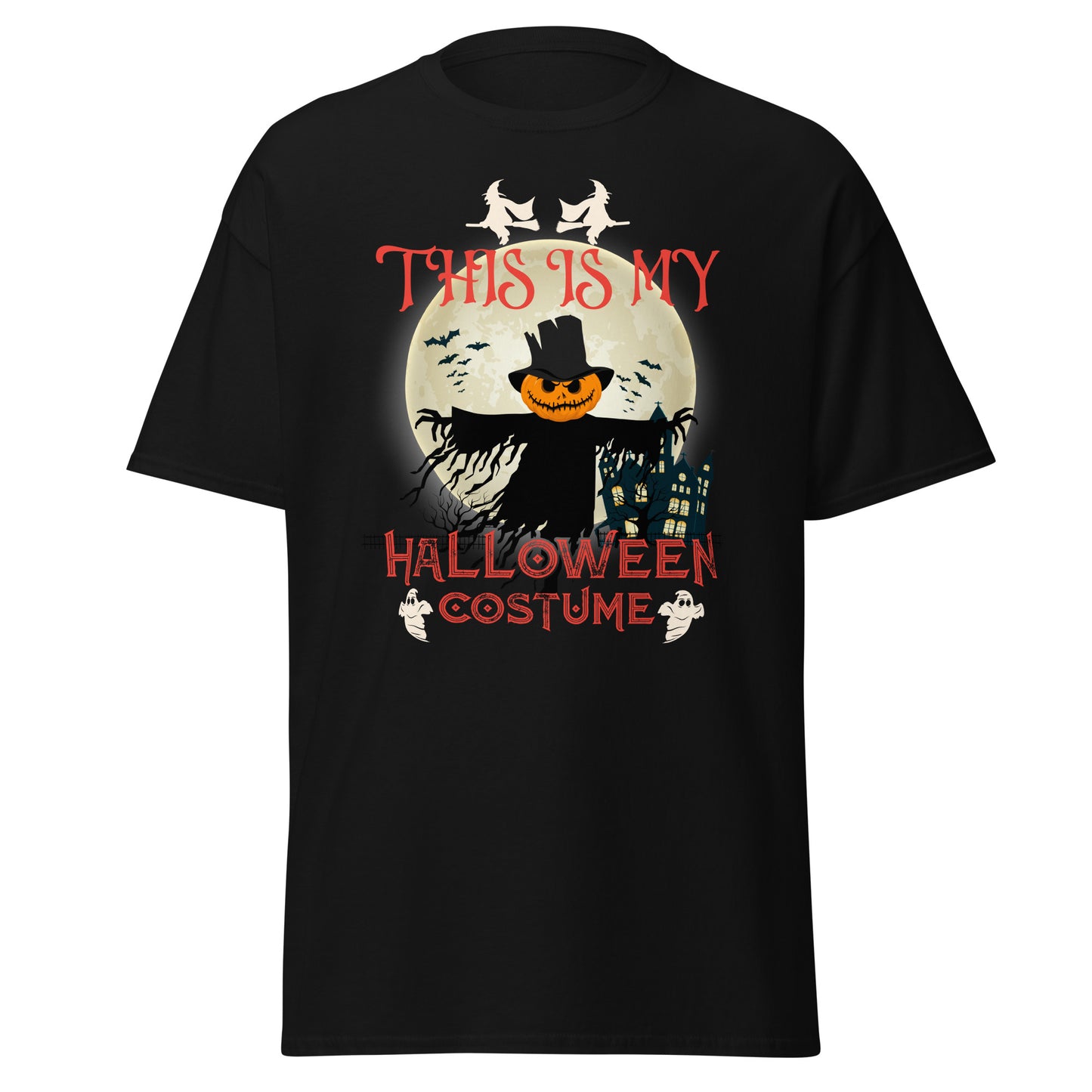 Este es mi disfraz de Halloween, camiseta de algodón pesado de estilo suave con diseño de Halloween