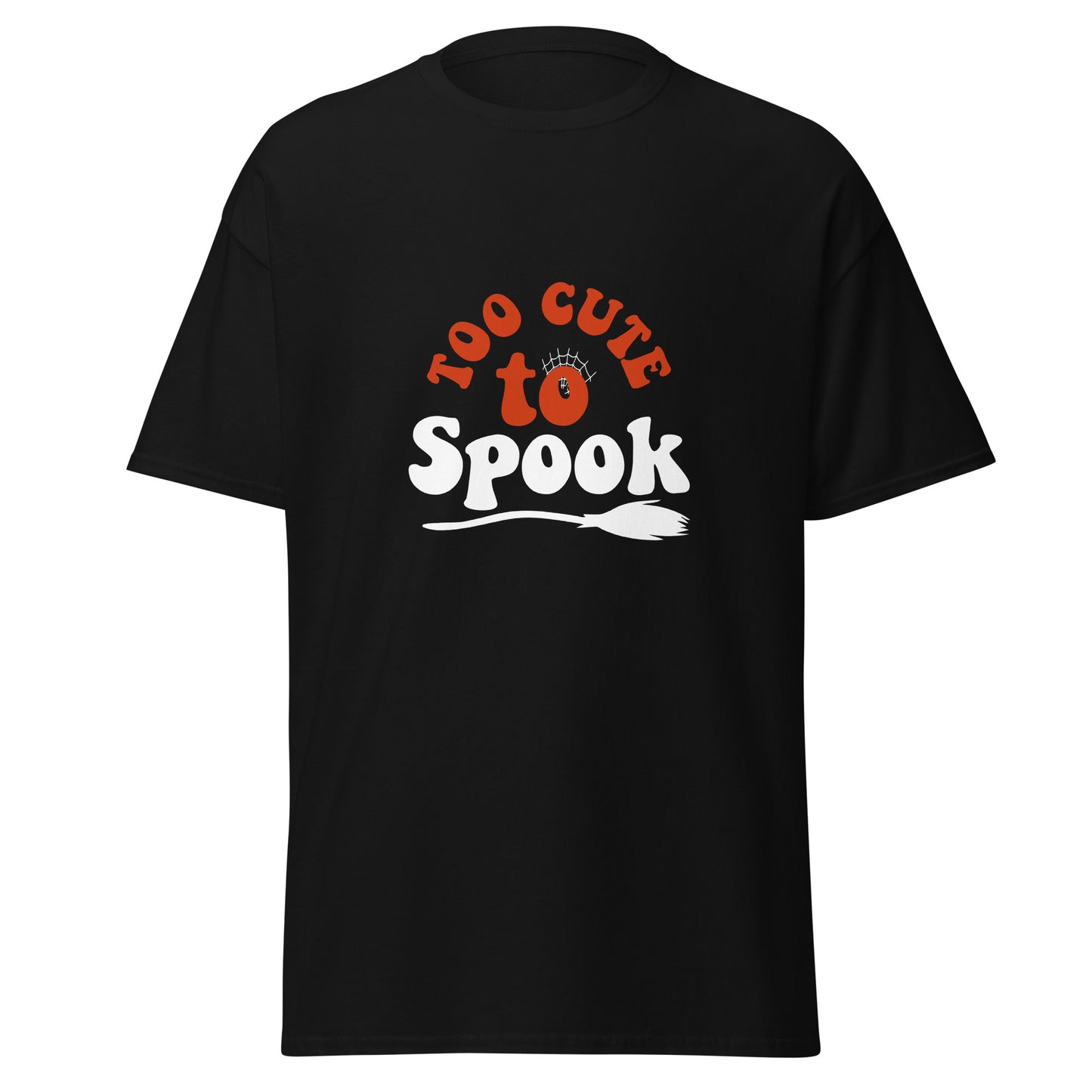 Too Cute To Spook, weiches T-Shirt aus schwerer Baumwolle im Halloween-Design