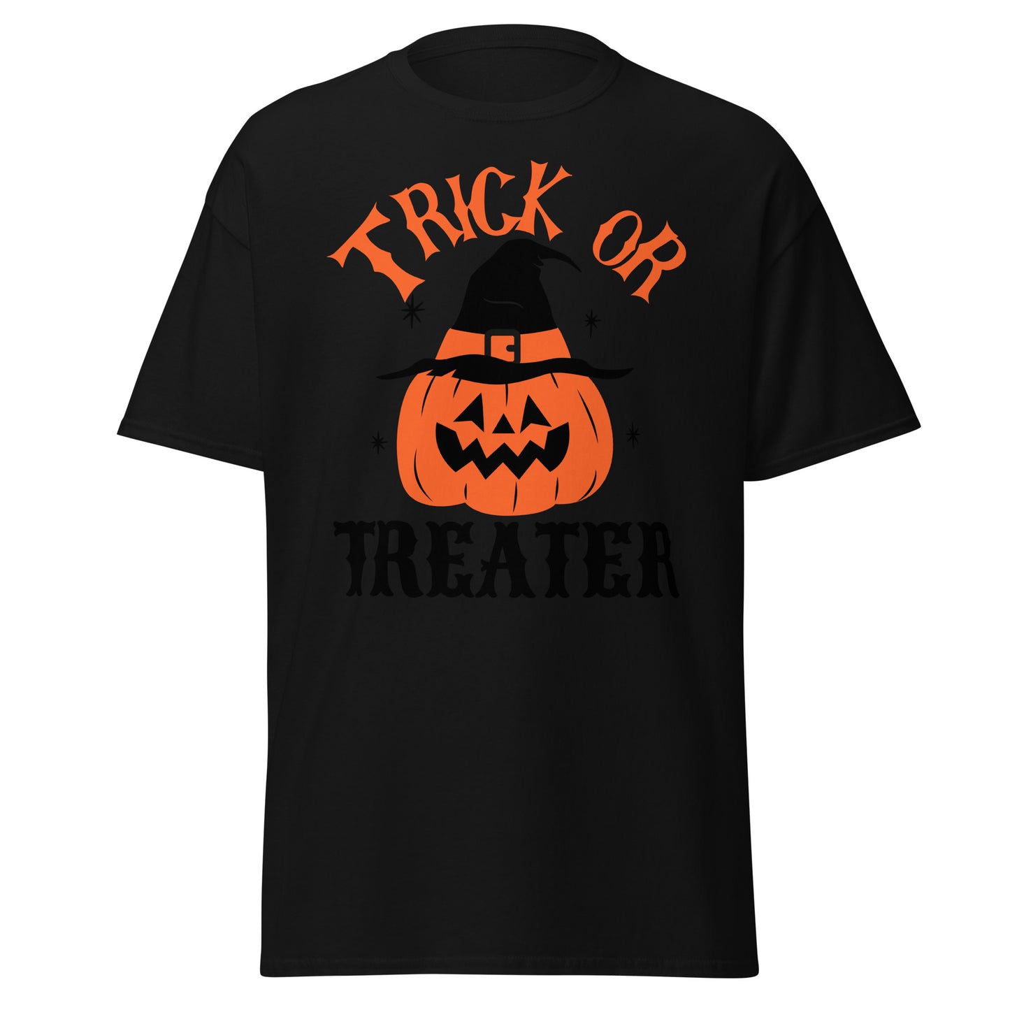 Treat Or Treater, Halloween-Design, weiches T-Shirt aus schwerer Baumwolle