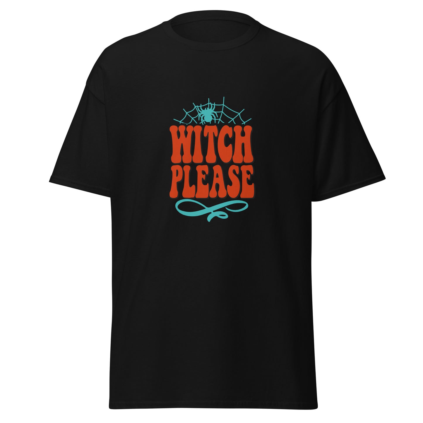 Witch Please , Halloween Design Soft Style Heavy Cotton T-Shirt