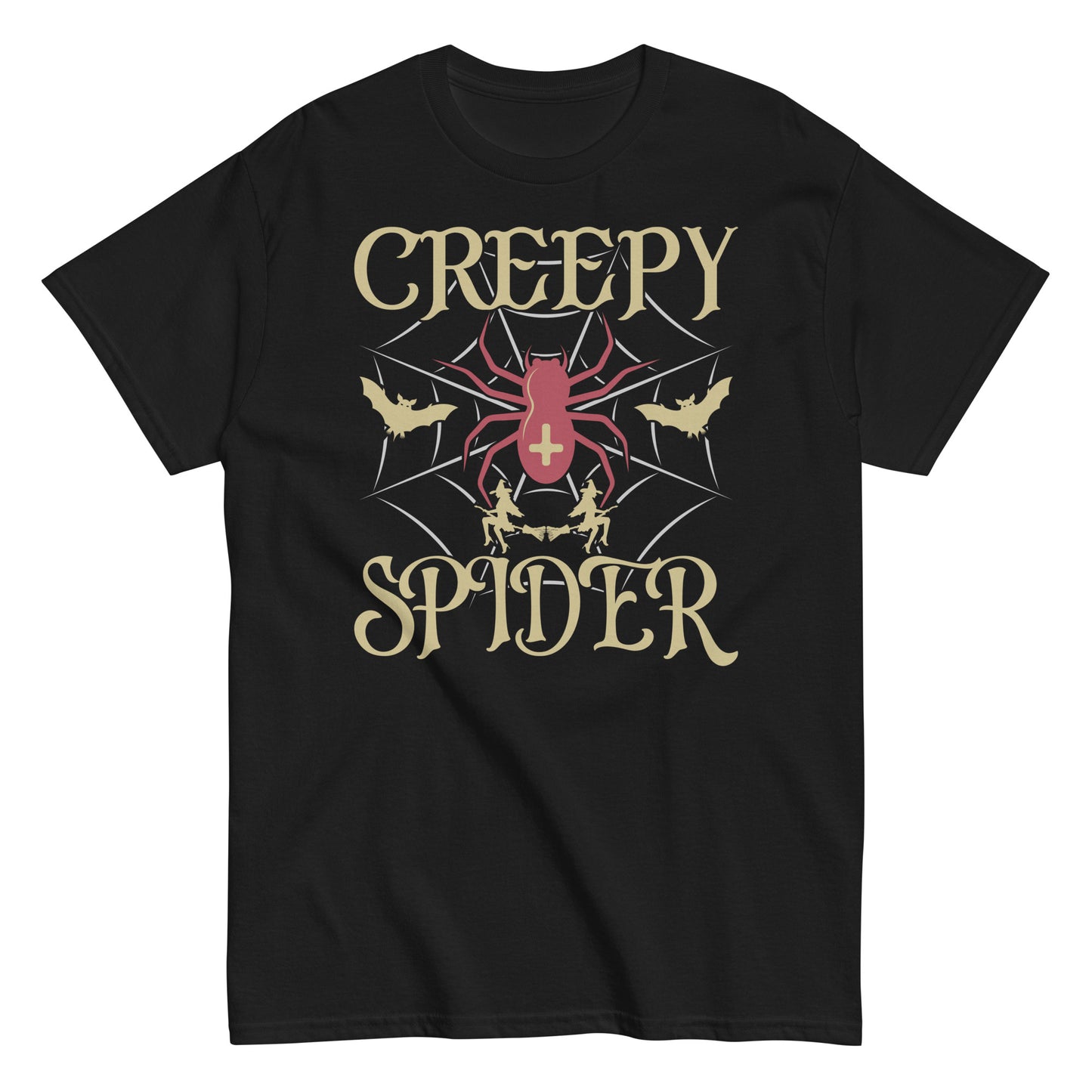 Arachnid Enchantment: CREEPY SPIDER Halloween Tee