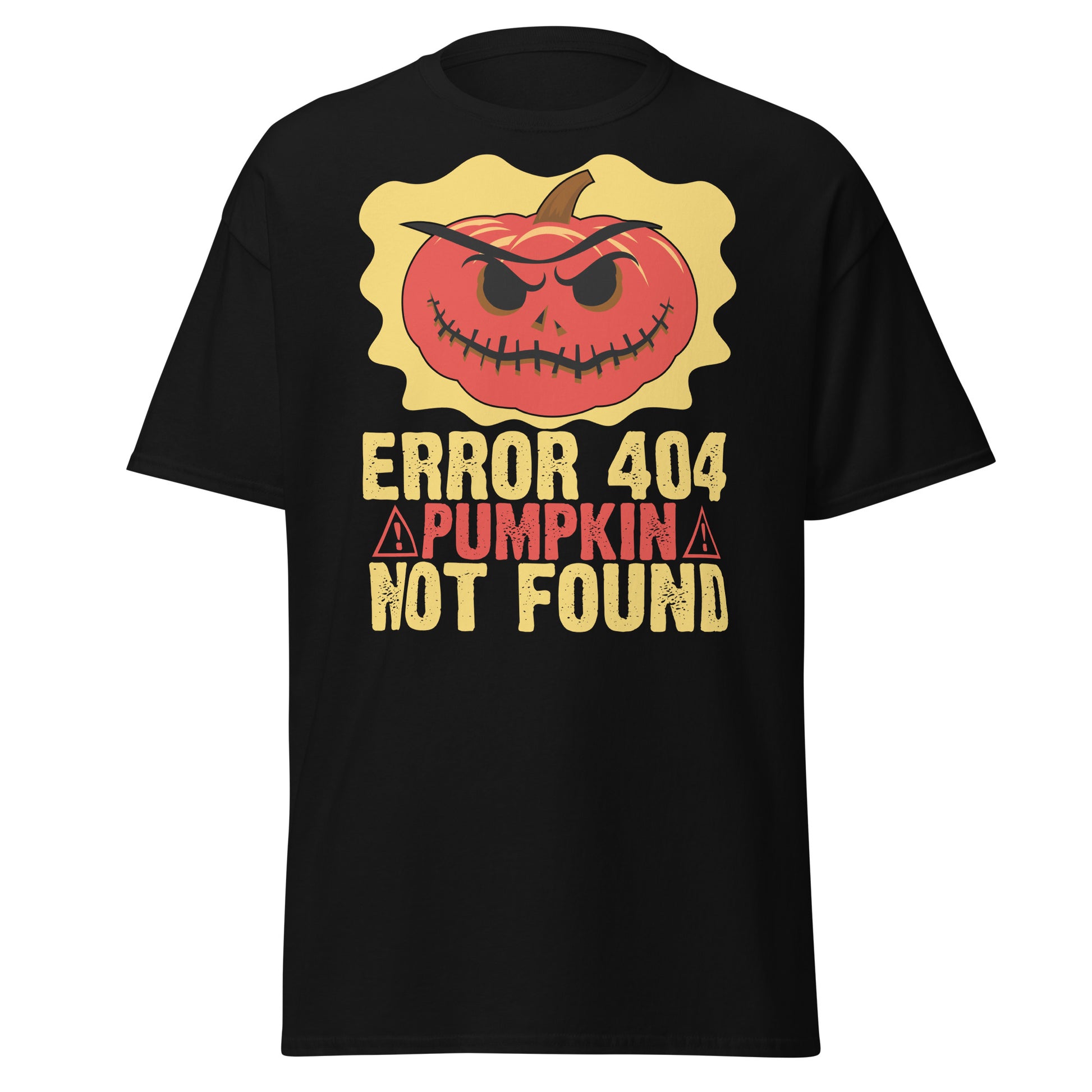 404 Pumpkin Not Found: Halloween Soft Tee - Embrace the Missing 🎃🤖