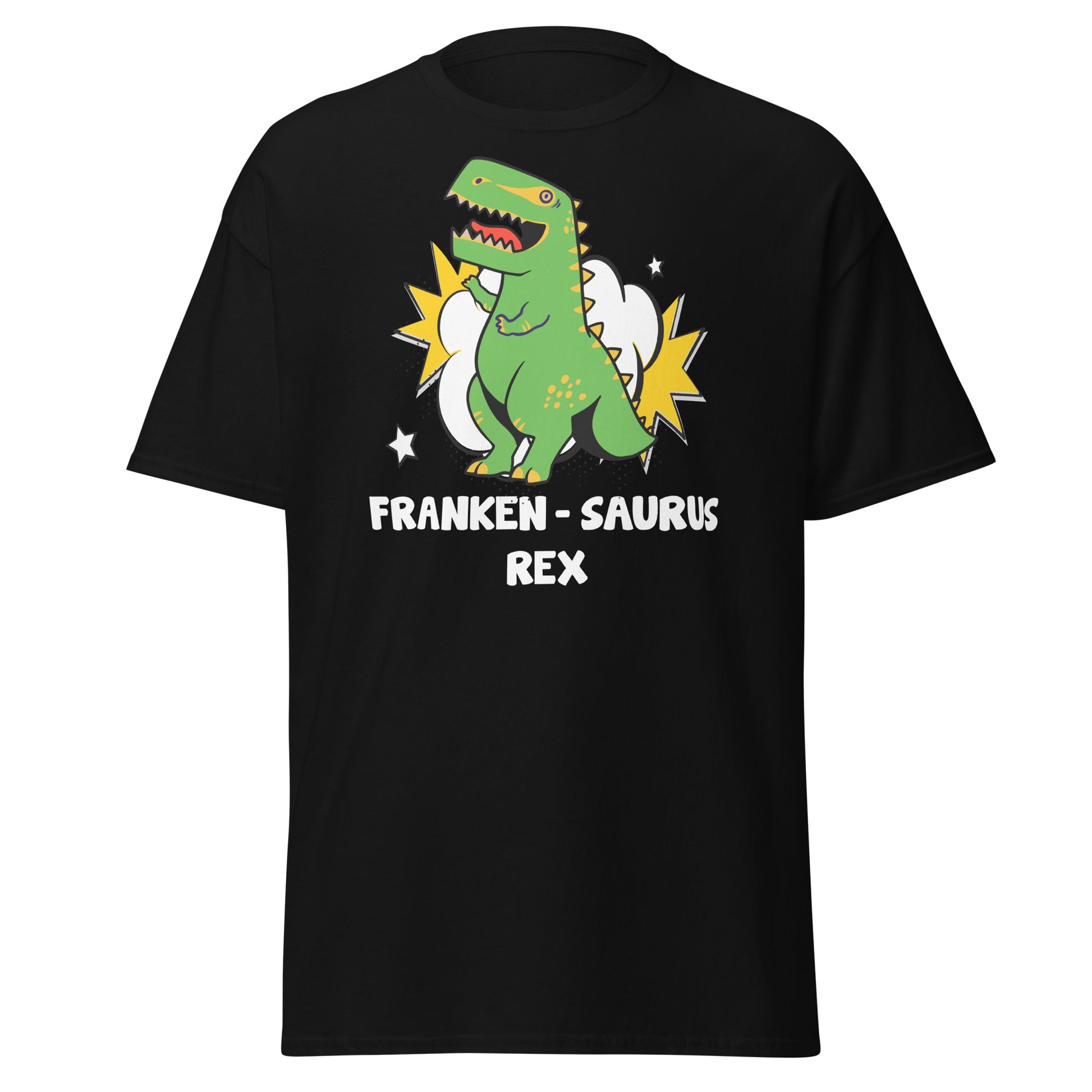 Franken Saurous Rex Halloween Tee - Unleash the Monstrous Fun 🎃🦖