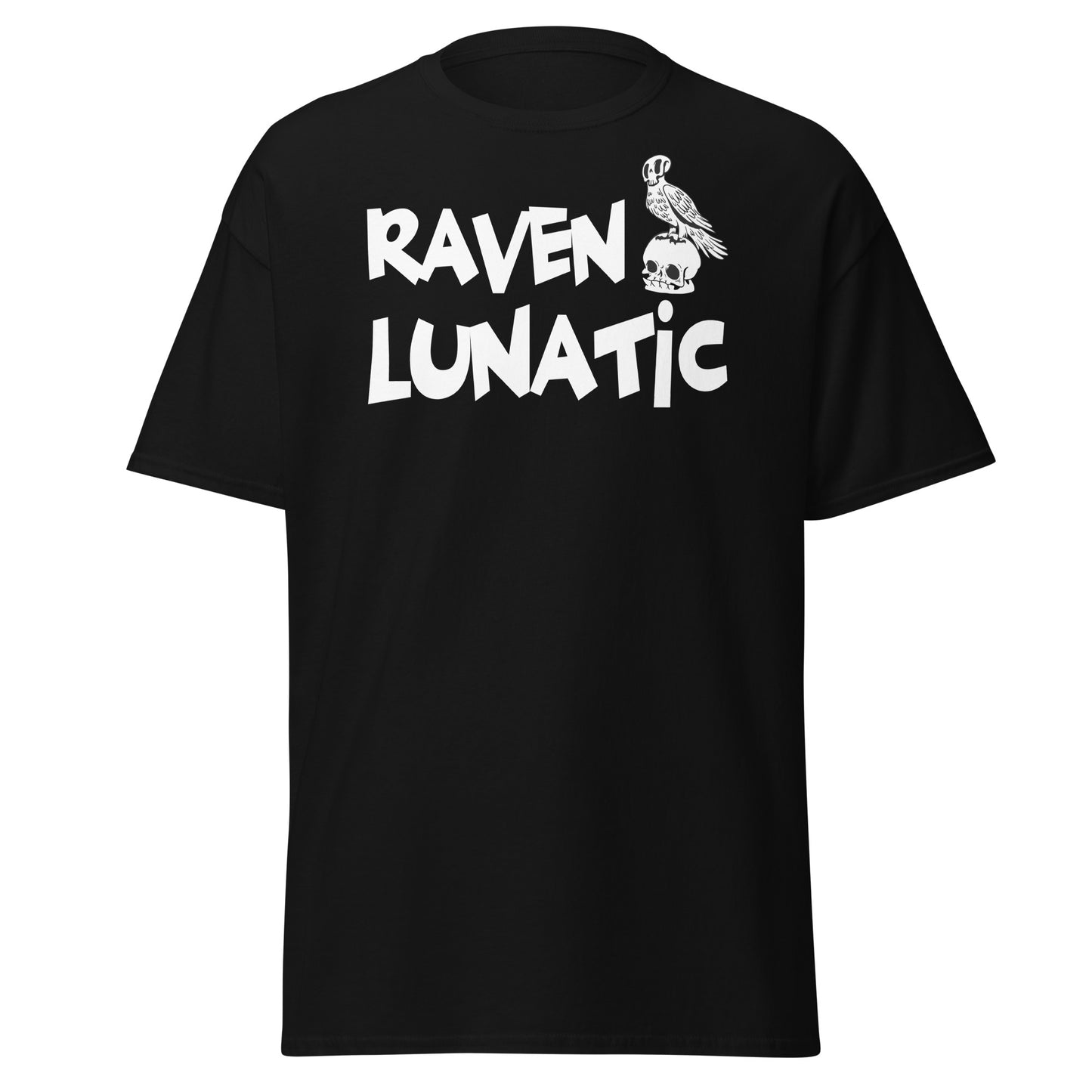 Darkly Divine Halloween Tee - Embrace Your Goth Raven Lunatic