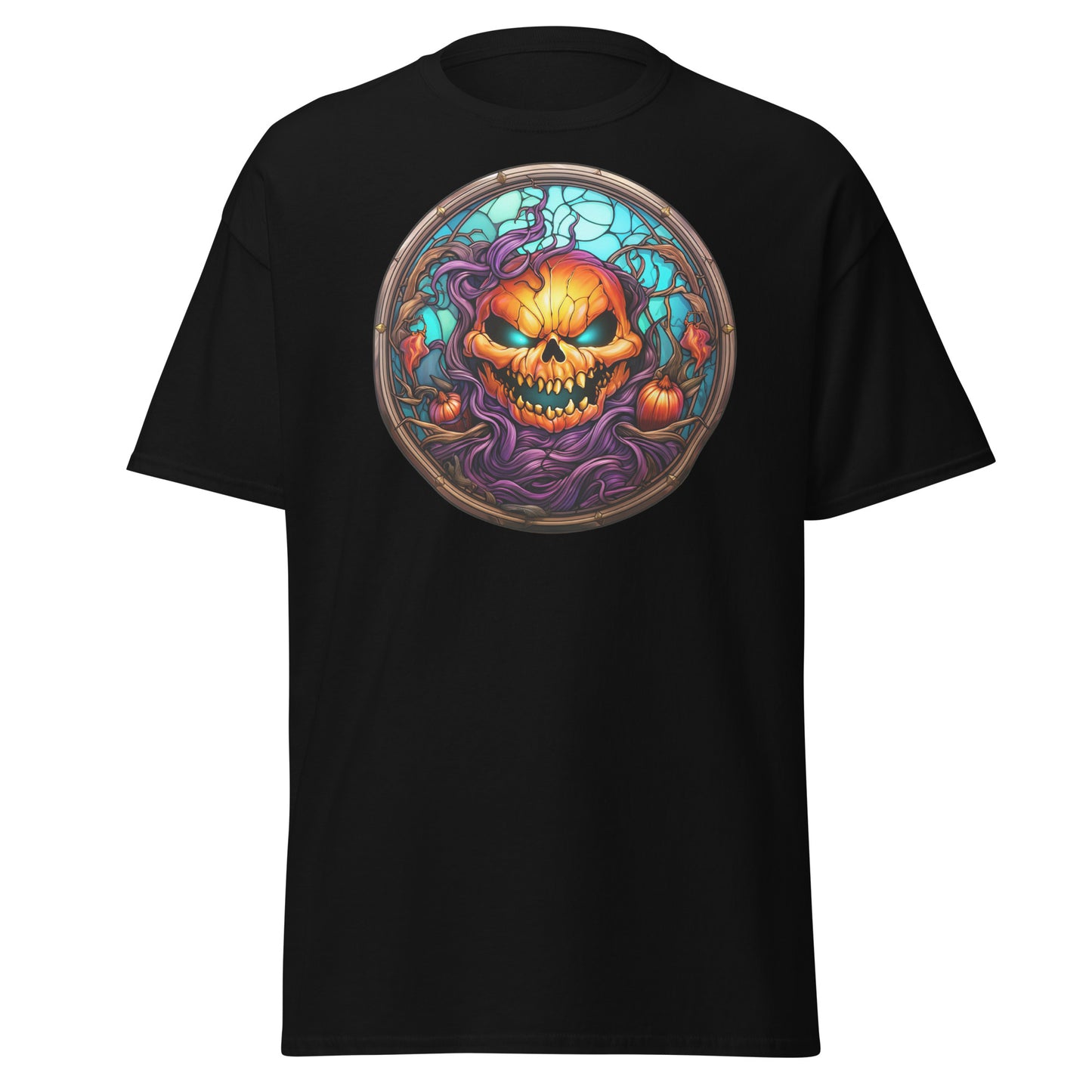 Art of Glass Enchantment: Soft Style Halloween Shirt