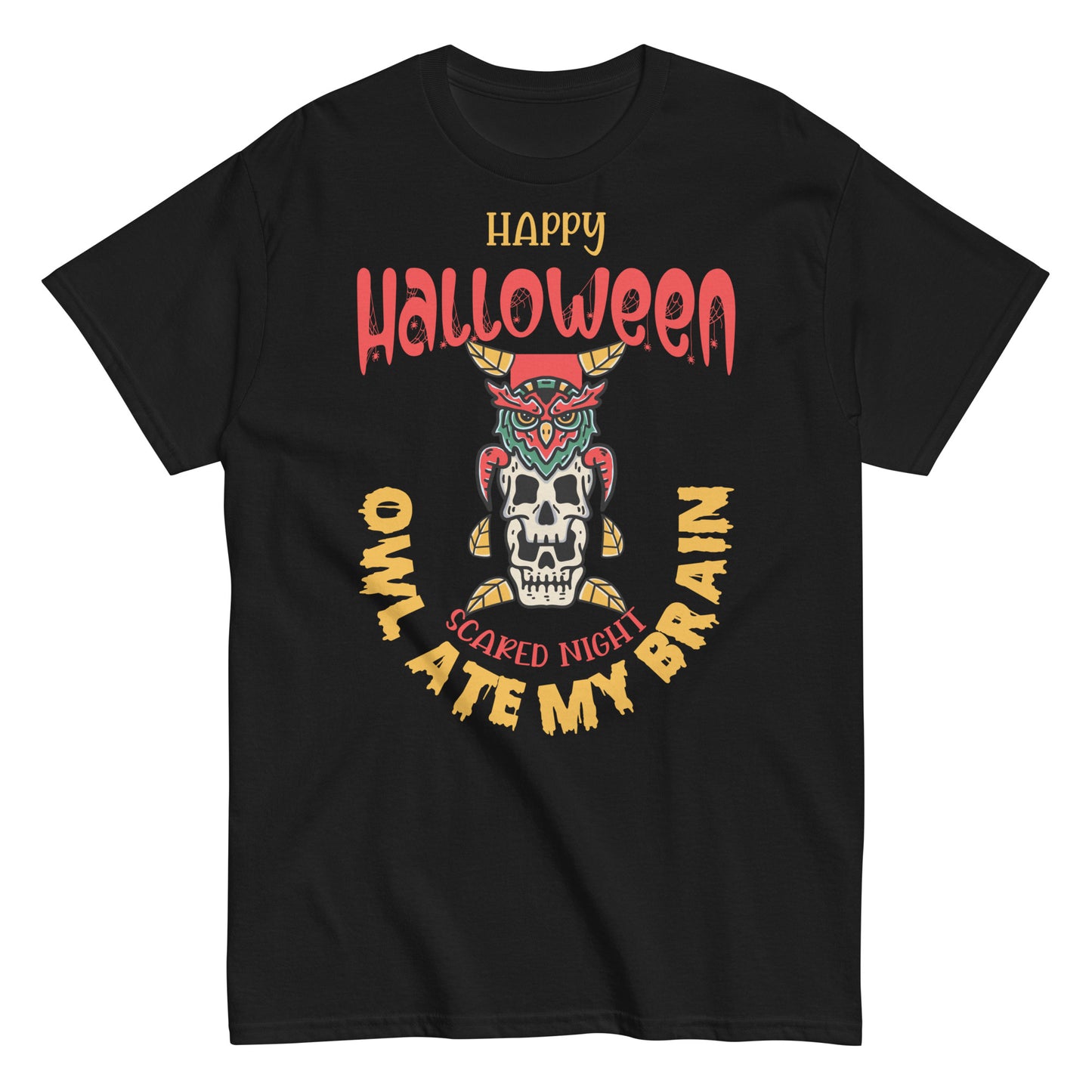 Happy Halloween Owl Ate My Brain T-Shirt