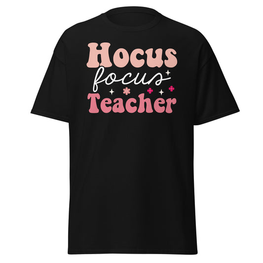 Hocus Focus Teacher , Halloween T-Shirt