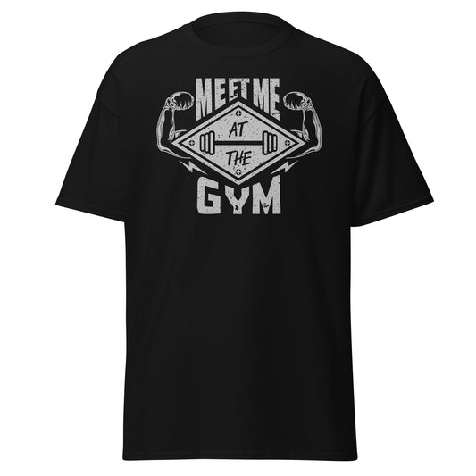 Encuéntrame en el GYM, camiseta de algodón pesado de estilo suave con diseño de Halloween