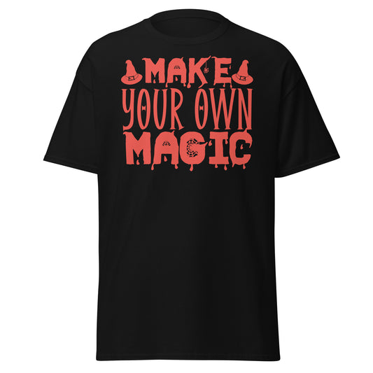 Machen Sie Ihre eigene Magie, Halloween-Design, weiches T-Shirt aus schwerer Baumwolle