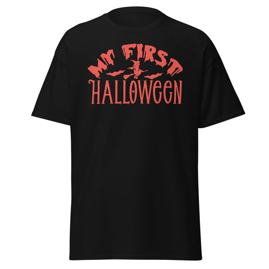 Mein erstes Halloween, Halloween-Design, weiches T-Shirt aus schwerer Baumwolle