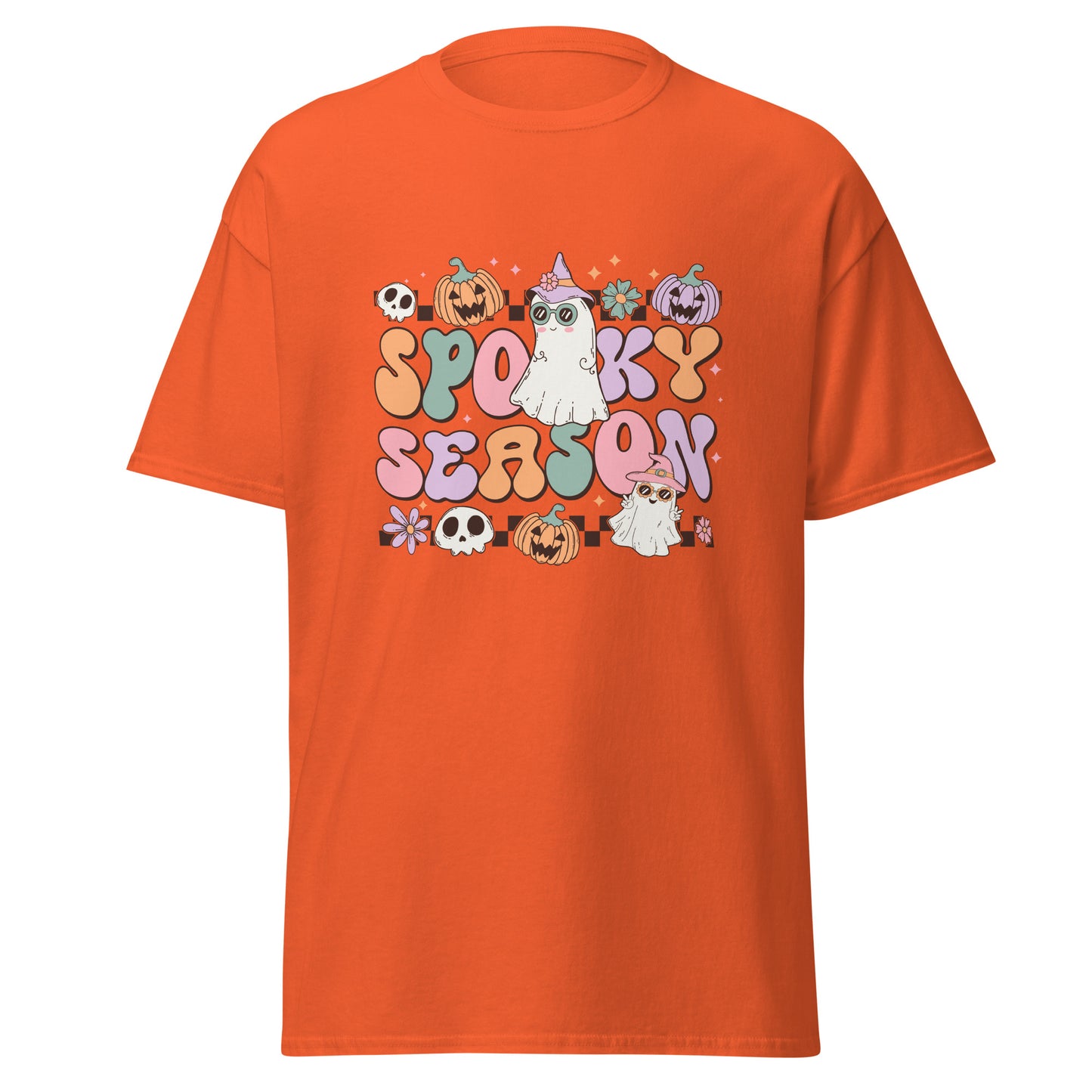 Spooky Season , Halloween Design Soft Style Heavy Cotton T-Shirt