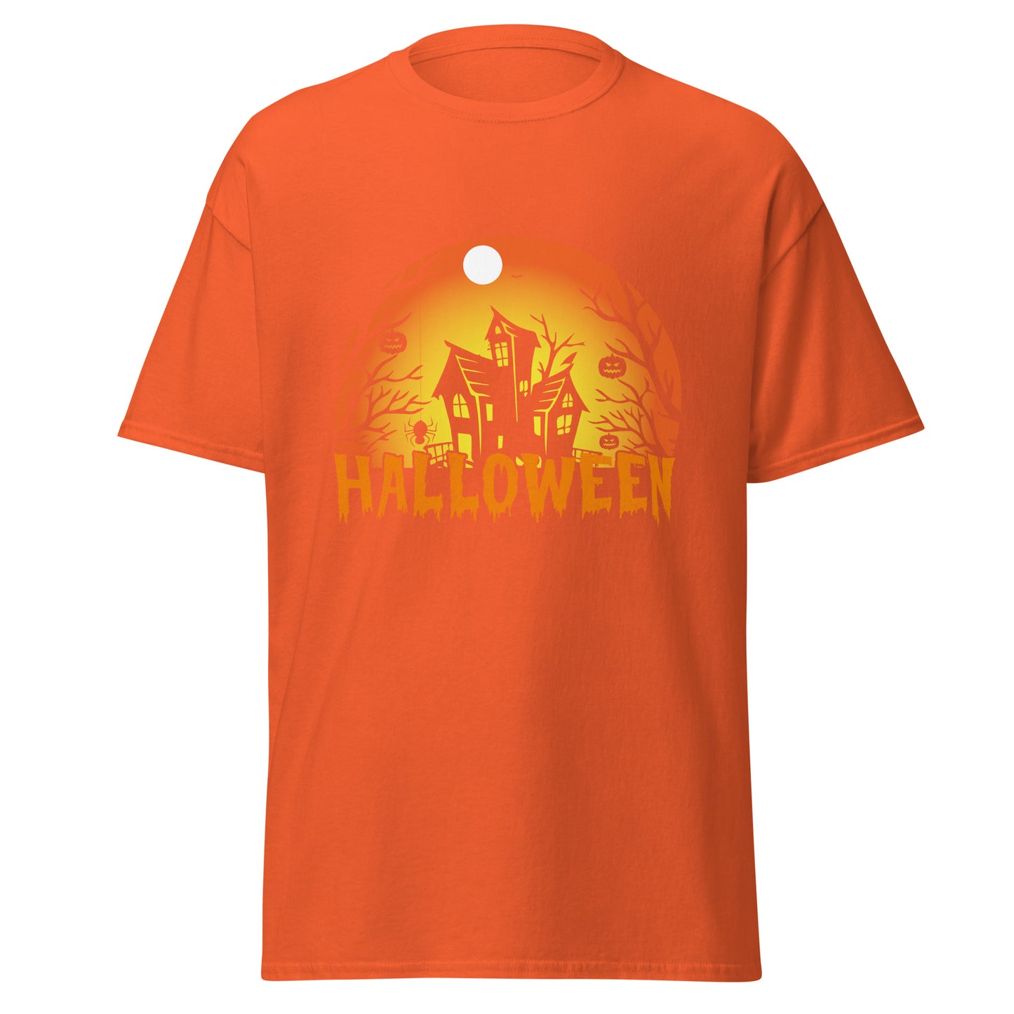 Scarry halloween, Camiseta de algodón pesado de estilo suave con diseño de Halloween