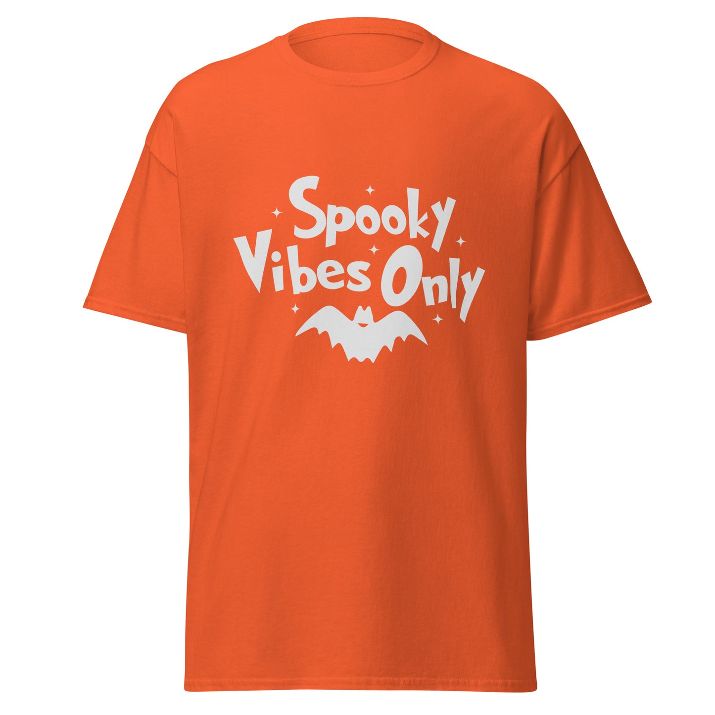 Spooky Vibes Only , Halloween Design Soft Style Heavy Cotton T-Shirt