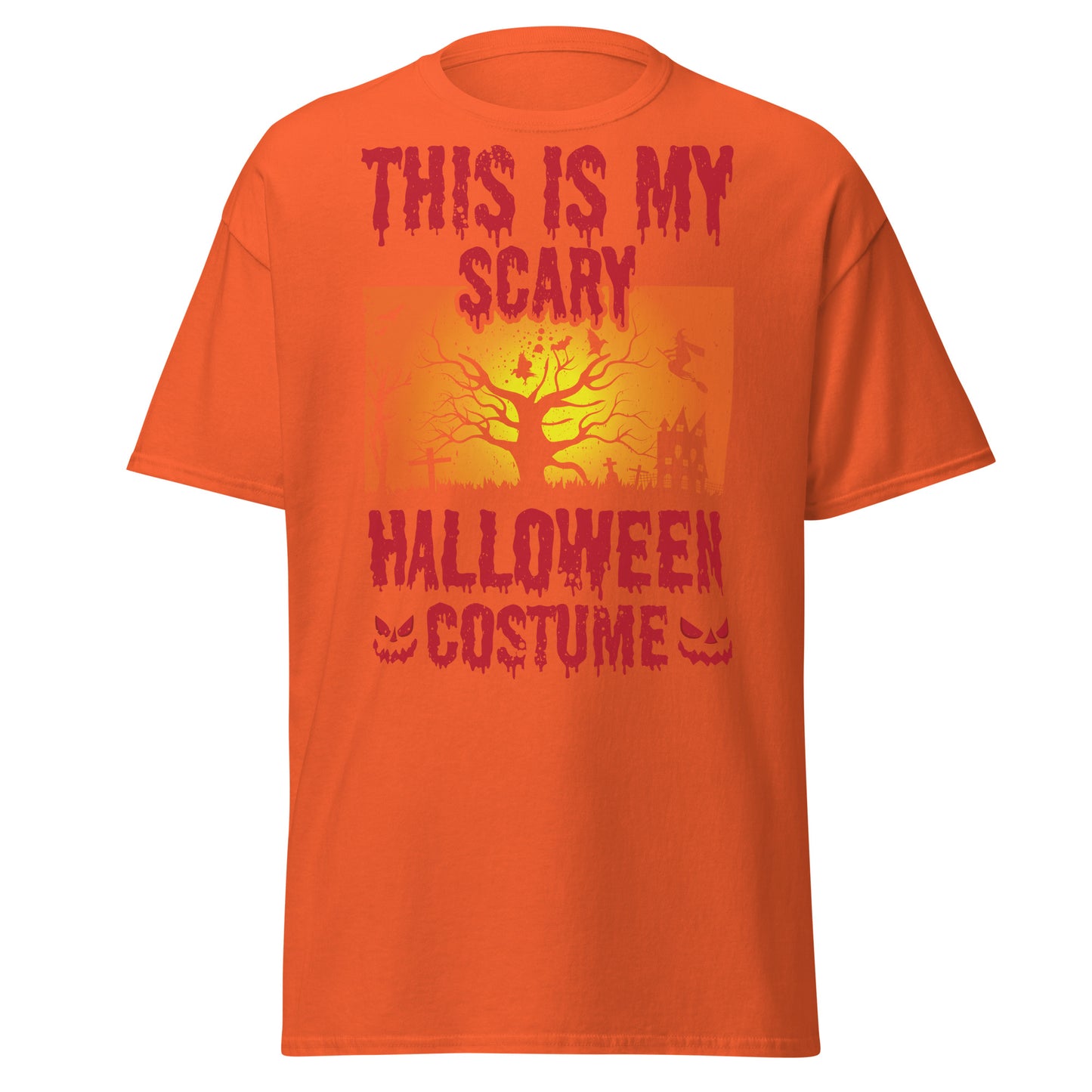 this is my saree halloween costume , Halloween Design Soft Style Heavy Cotton T-Shirt