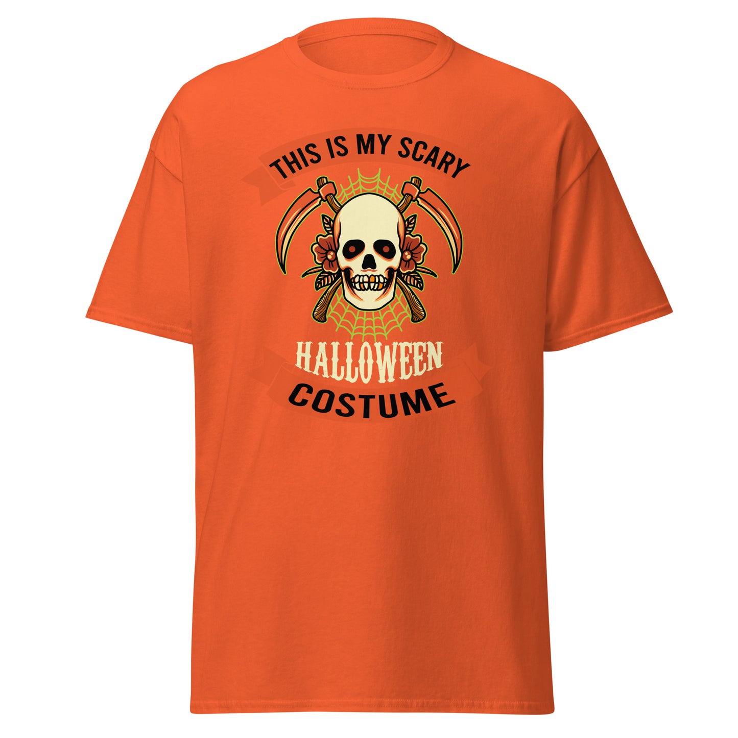 This Is My Scary Halloween Costume , Halloween Design Soft Style Heavy Cotton T-Shirt