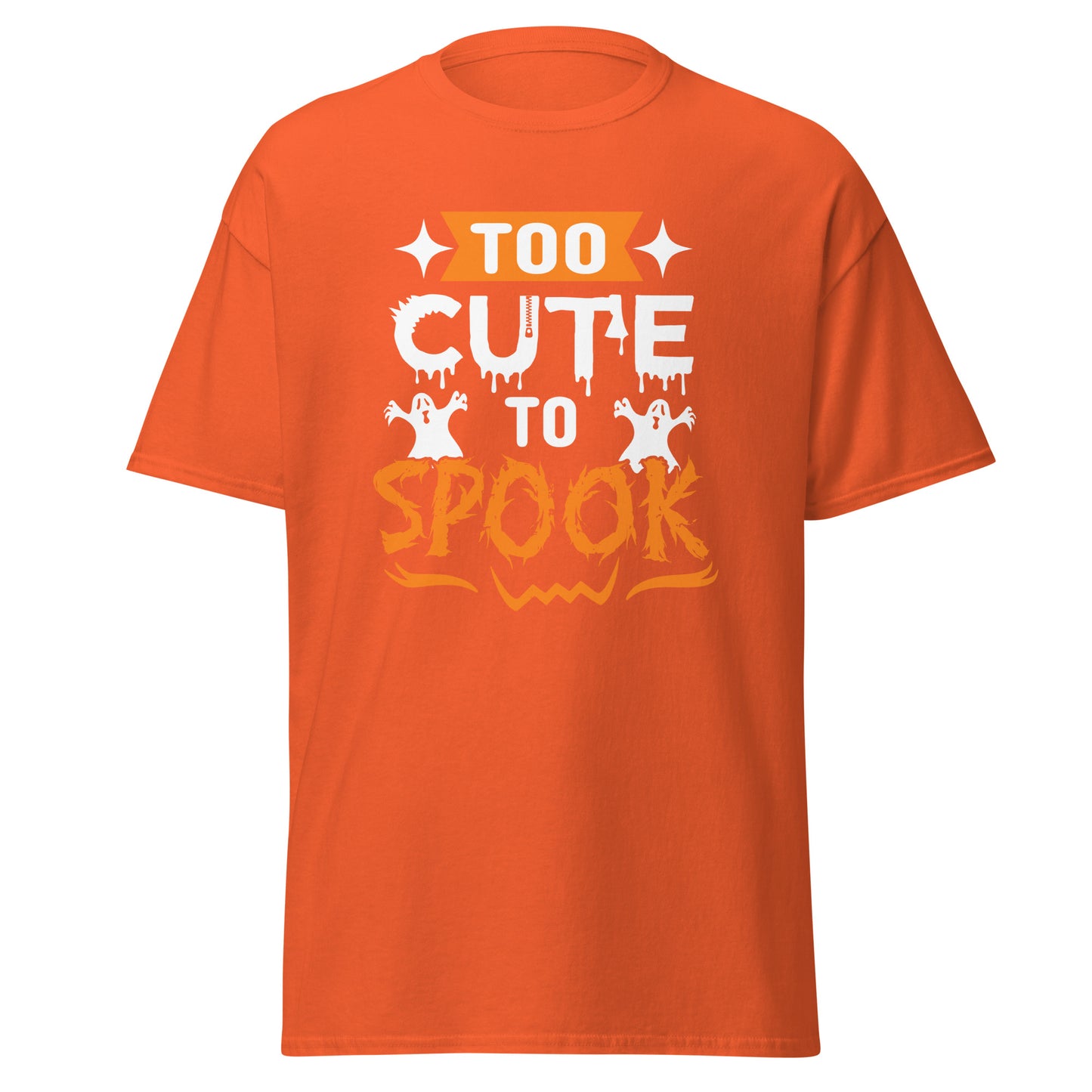 To Cute To Spook , Halloween Design Soft Style Heavy Cotton T-Shirt