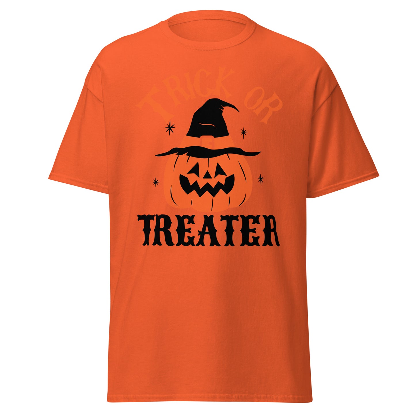 Treat Or Treater , Halloween Design Soft Style Heavy Cotton T-Shirt