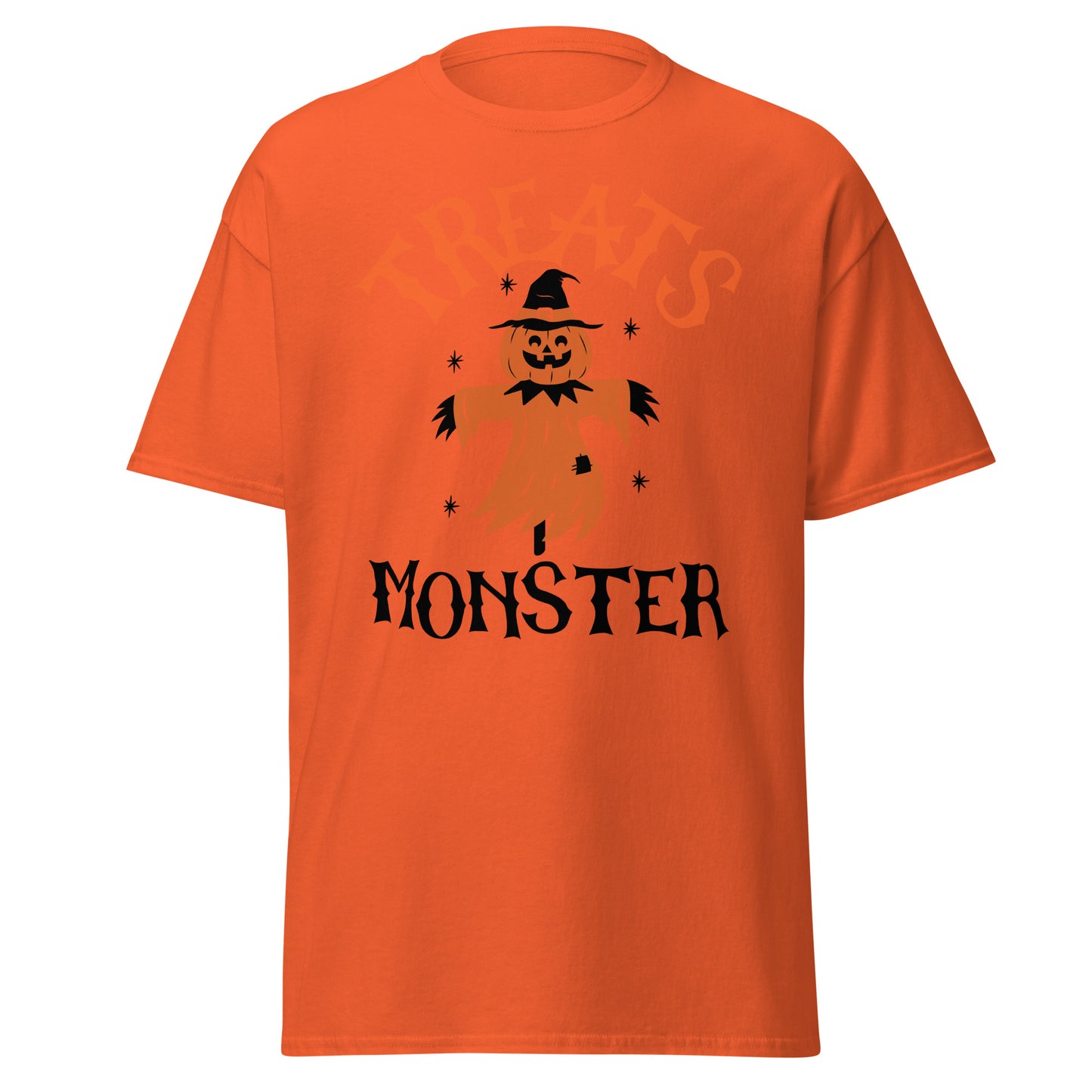 Leckerli-Monster, Halloween-Design, weiches T-Shirt aus schwerer Baumwolle