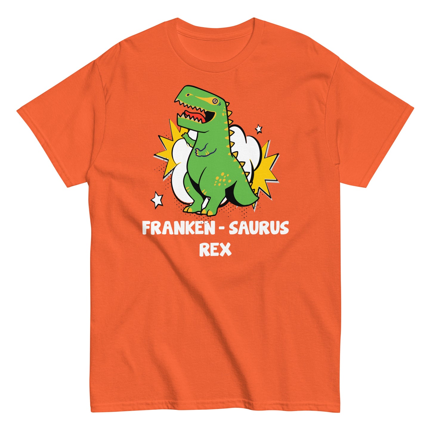 Franken Saurous Rex Halloween Tee - Unleash the Monstrous Fun 🎃🦖