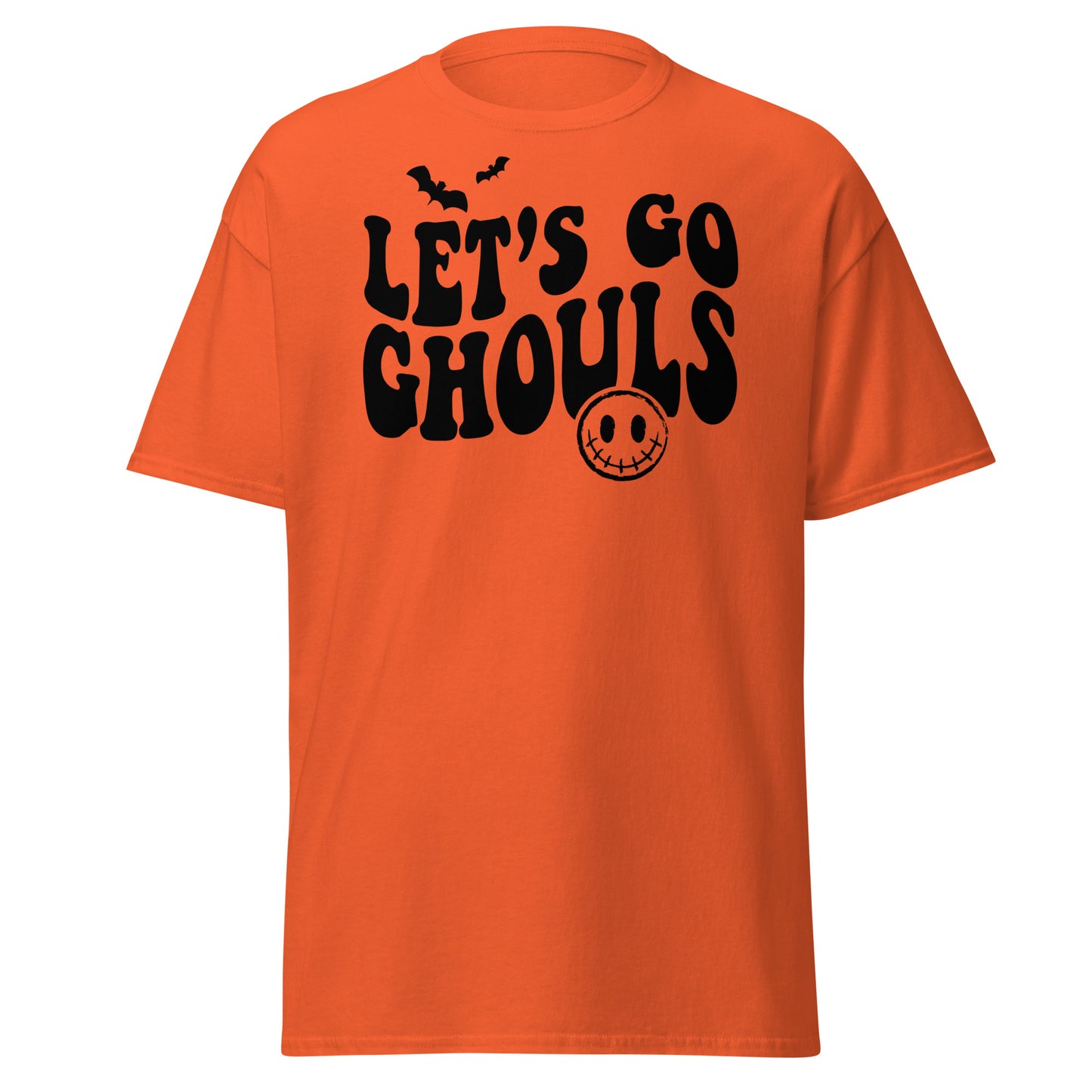 LETS GO GHOULS , Halloween Design Soft Style Heavy Cotton T-Shirt